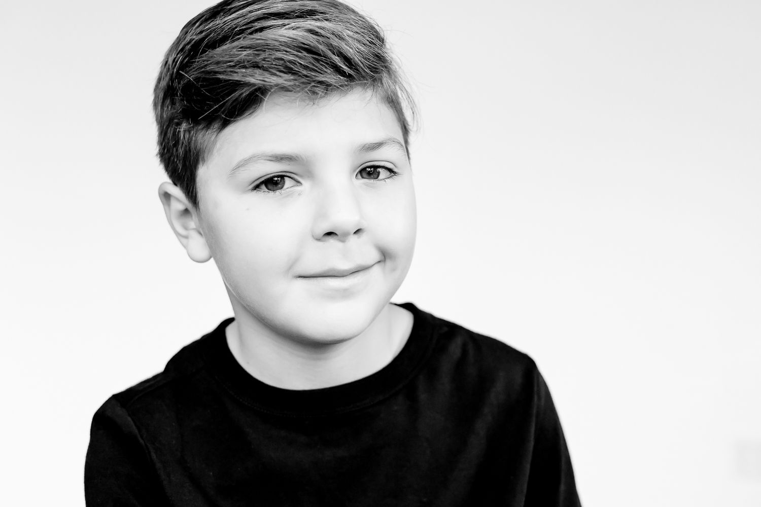 Black and White Kids Glenview Studio Photos to Frame on wall
