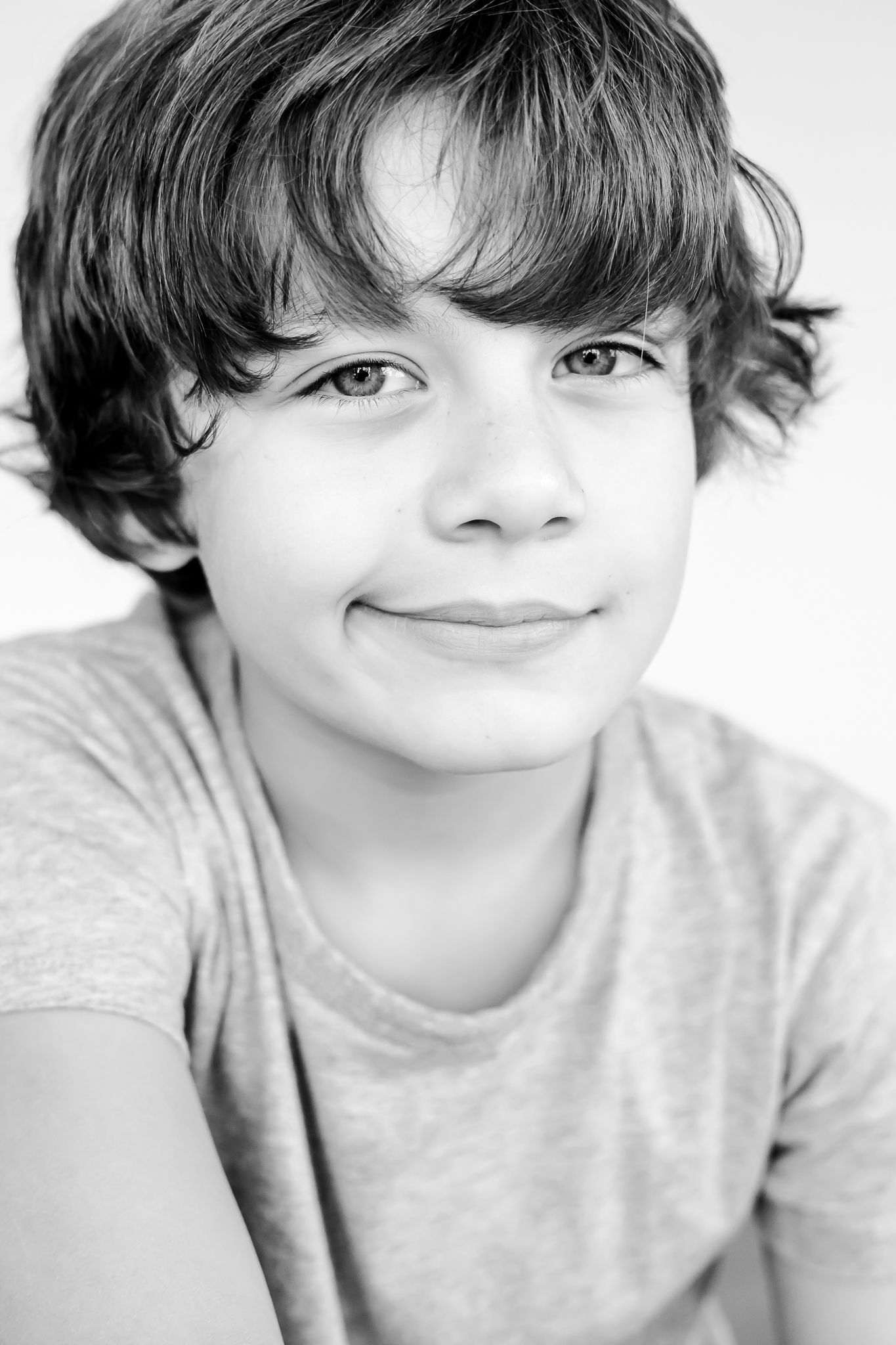 Creative studio portraits of kids in Lake Forest family photography