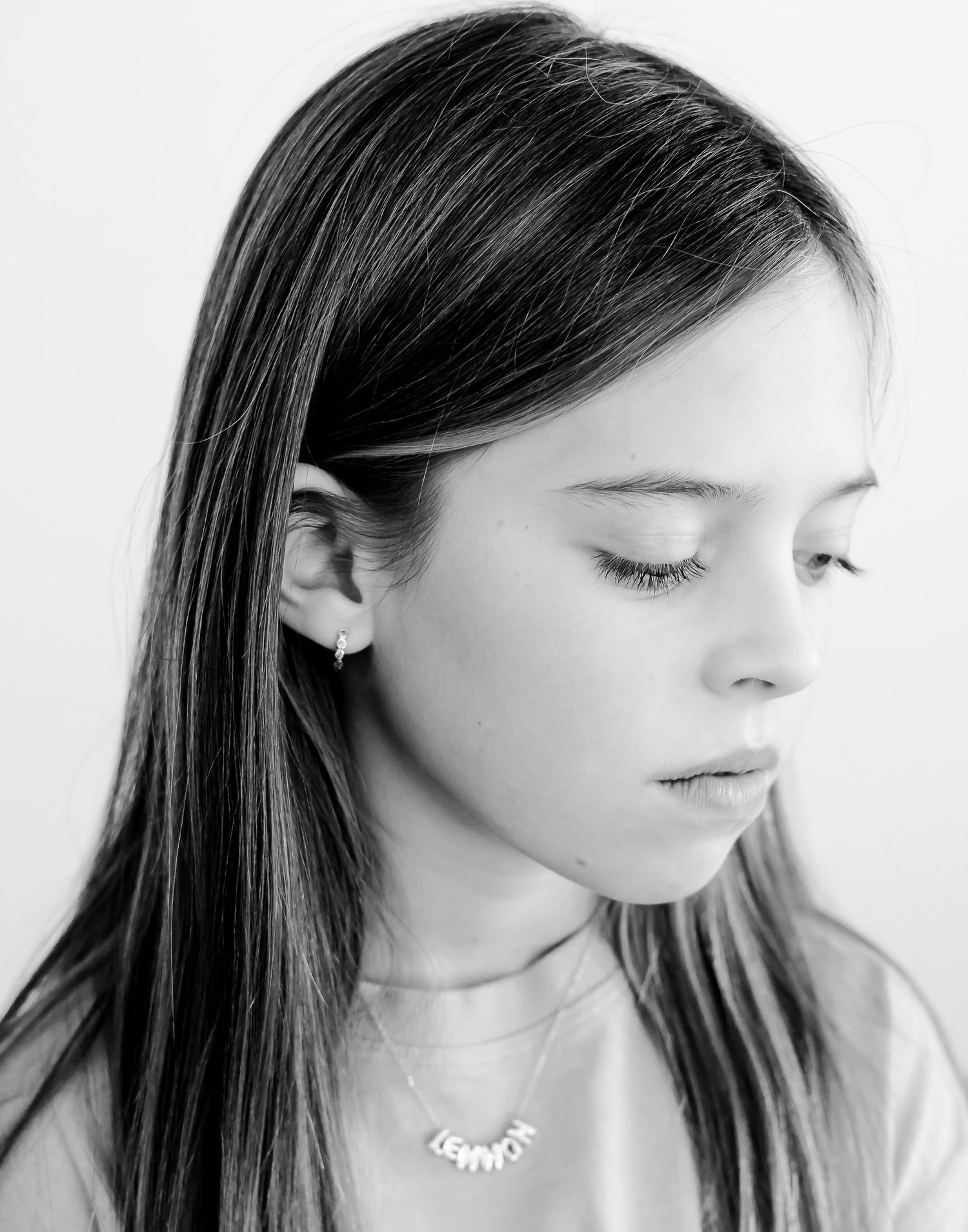 Chicago Kids Closeup photos in black and white