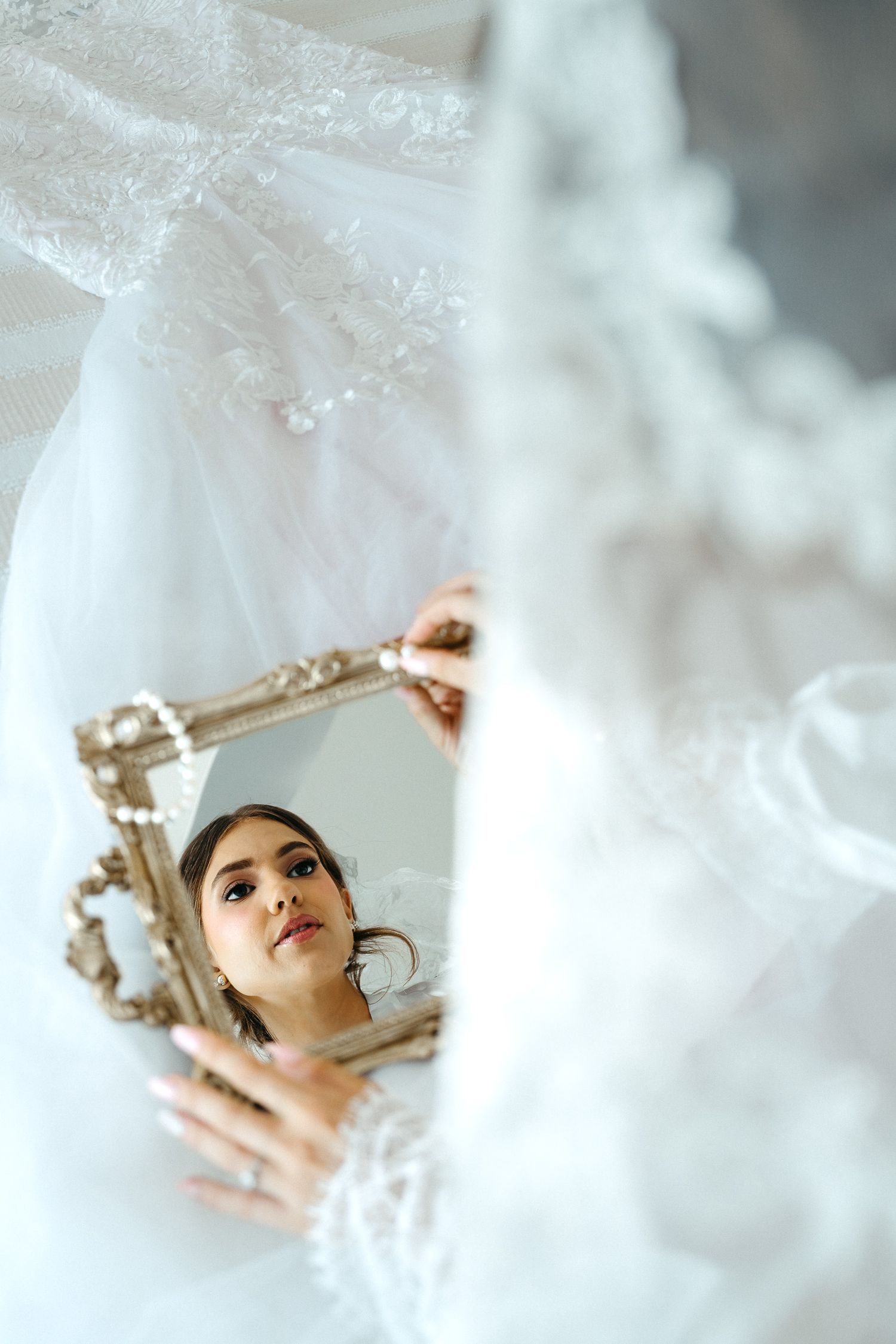 Bridal portraits at A Villa Gail wedding venue in Cairns