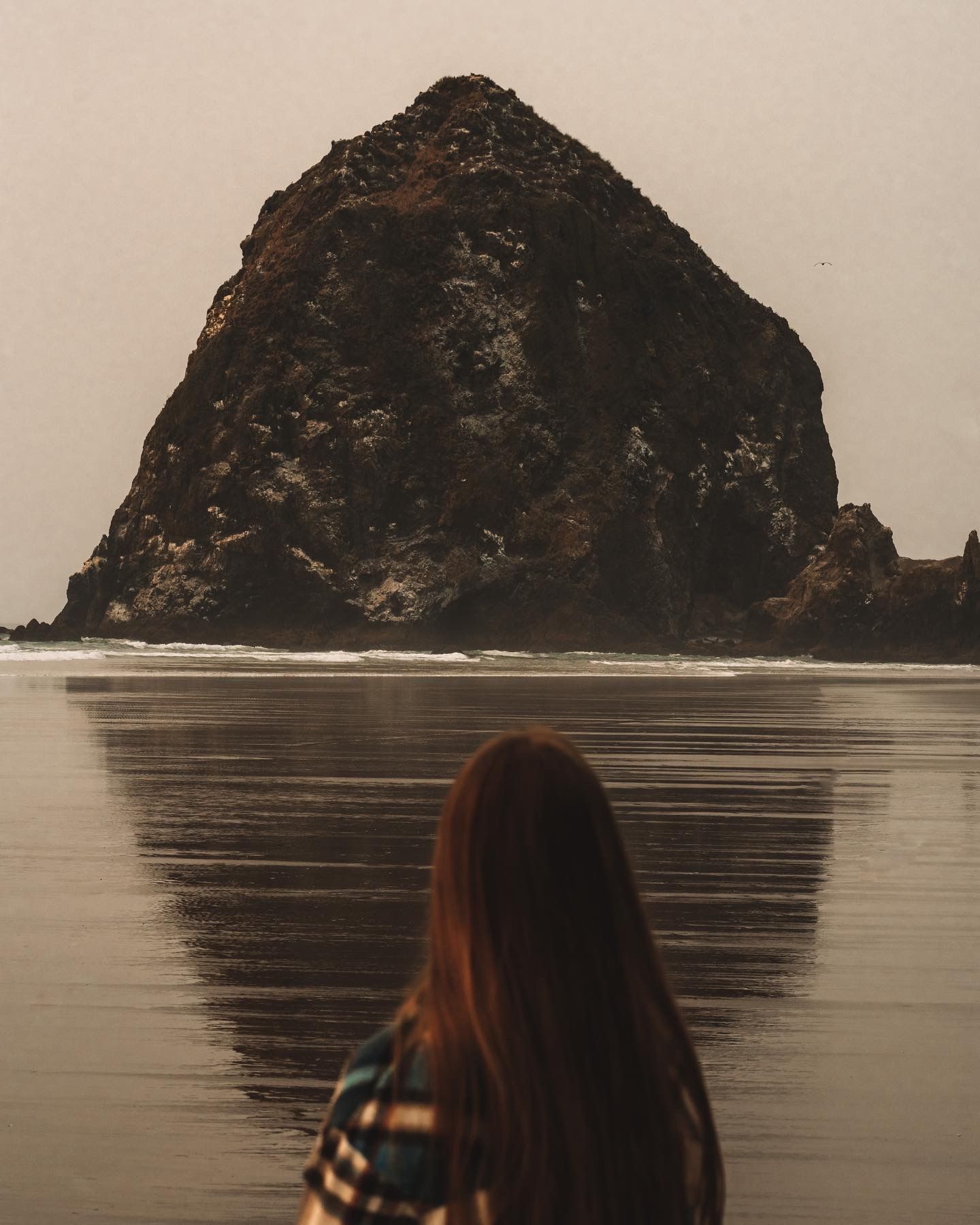 A unique Portrait photo taken by Shootrscapes at Cannon Beach.