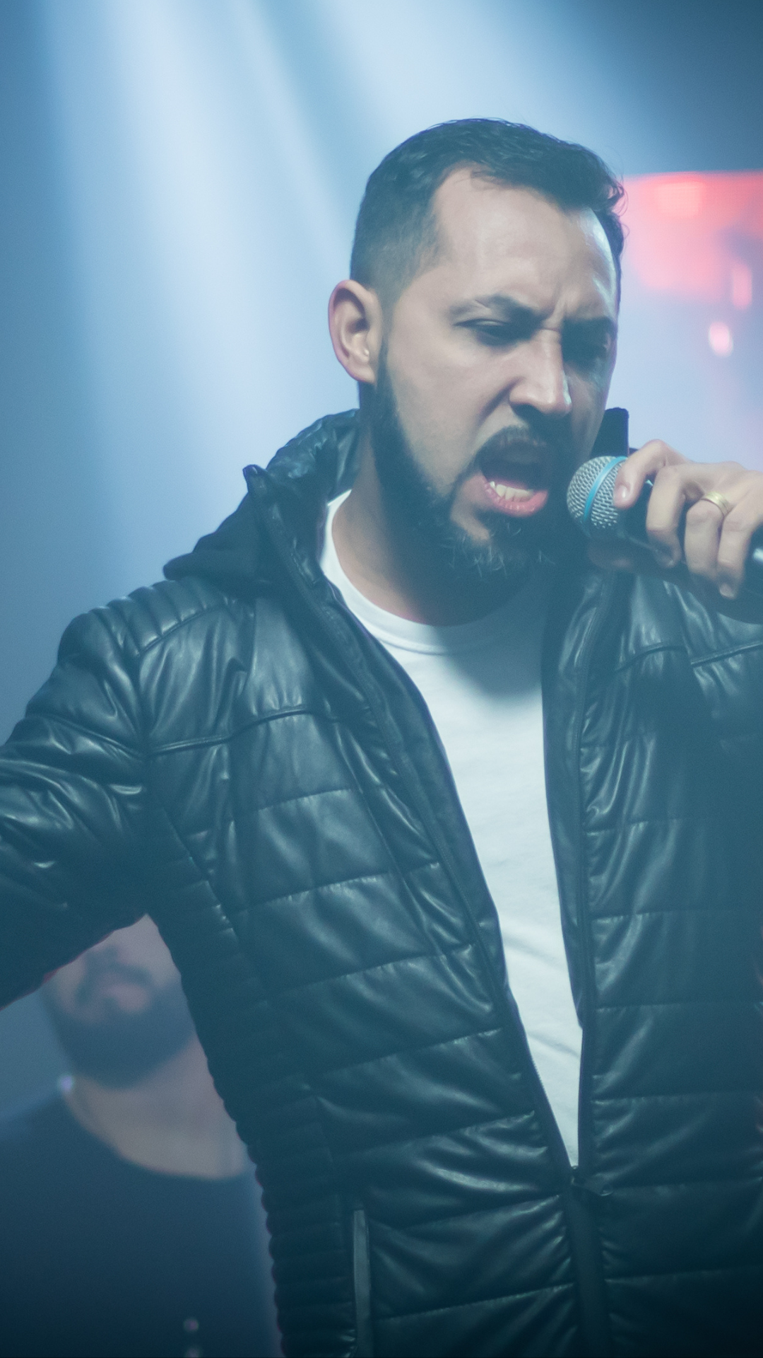 Ed Silva na gravação do clipe