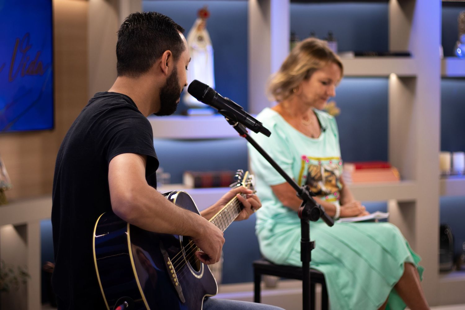 Ed Silva no programa da rede TV