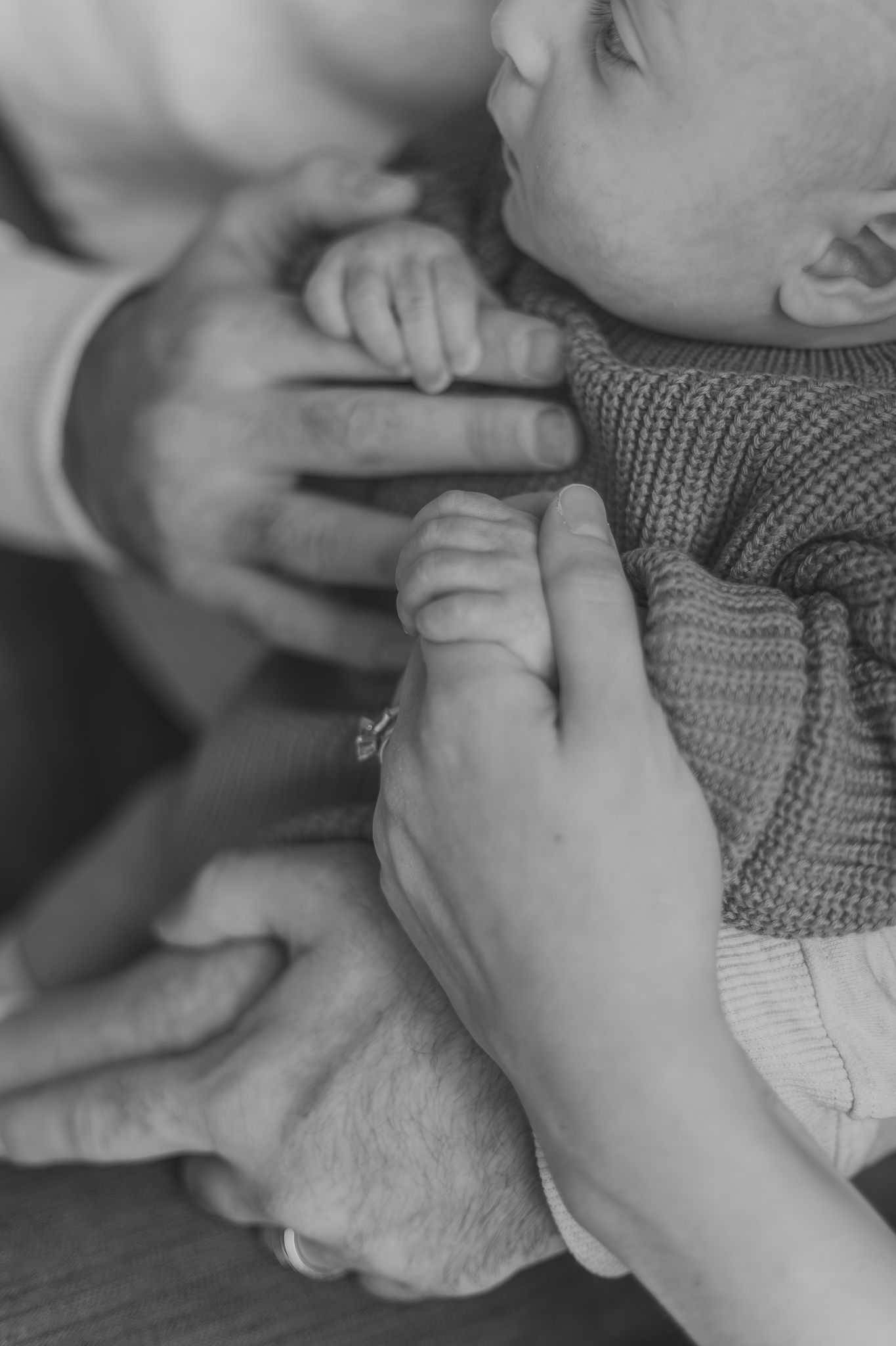 in-home newborn family photographer