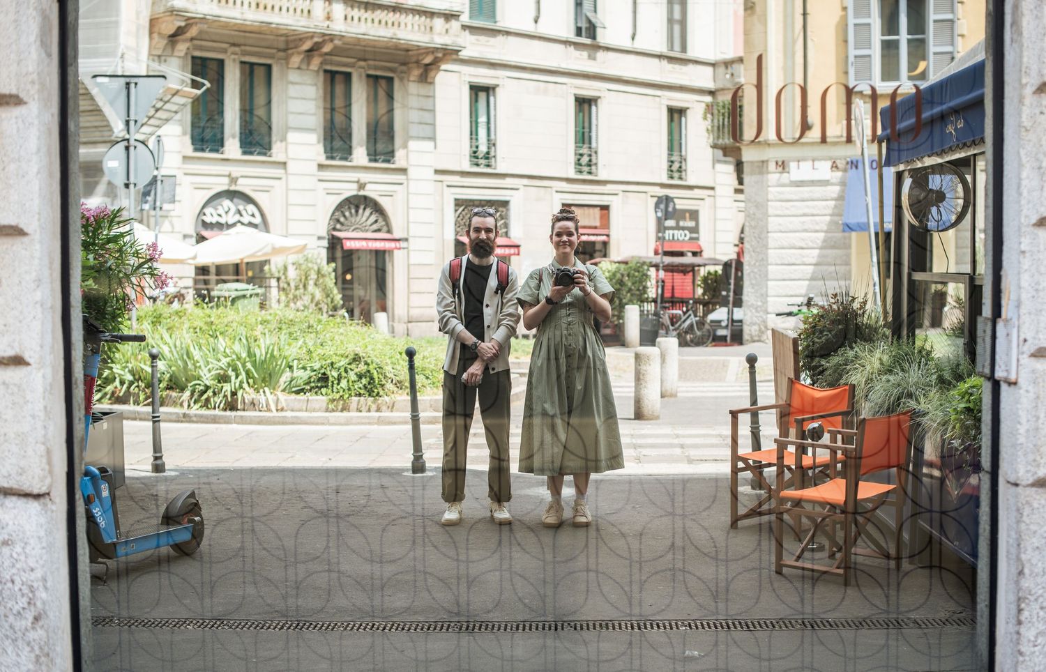 Self portrait in Milan