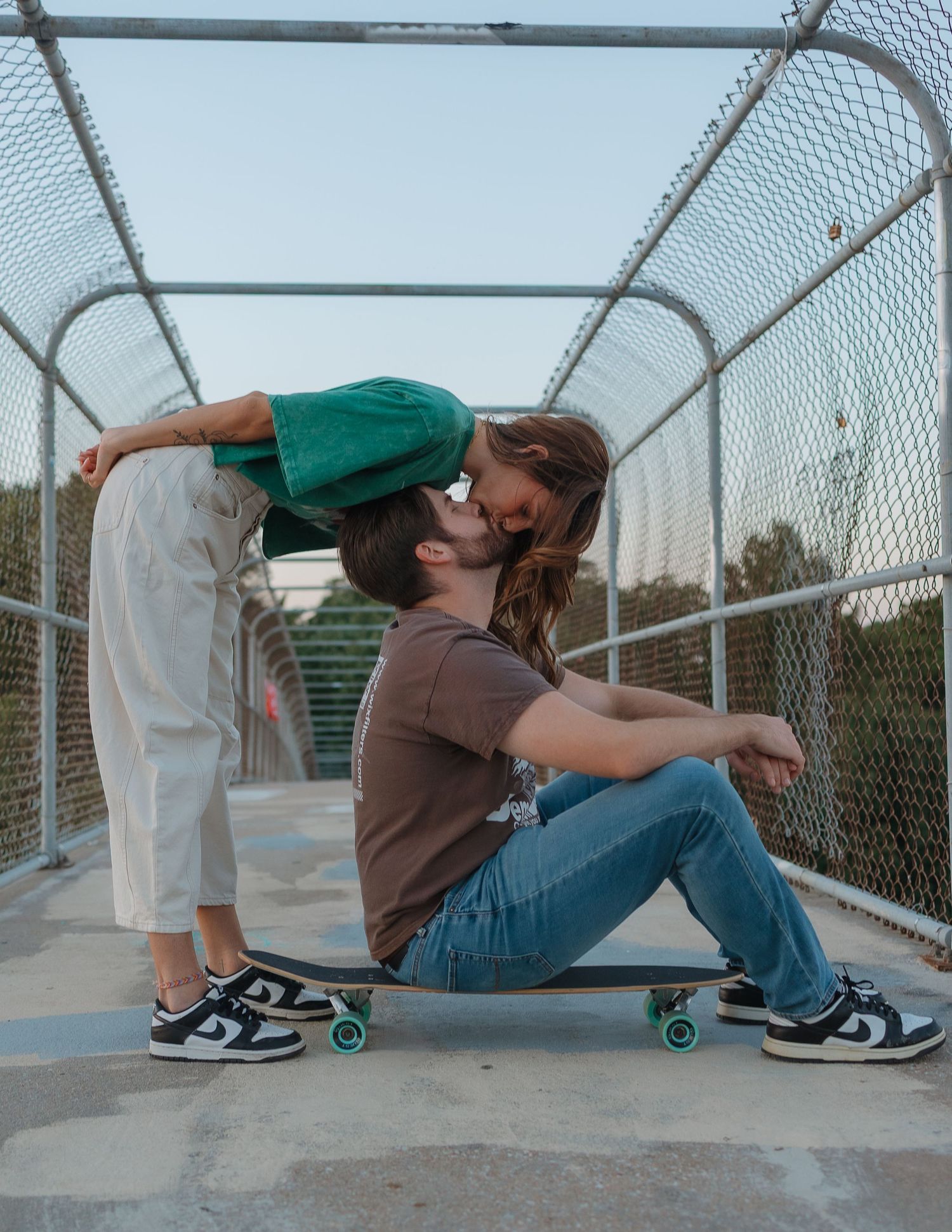couple in elegant natural light couples portrait in Kansas and East Texas
