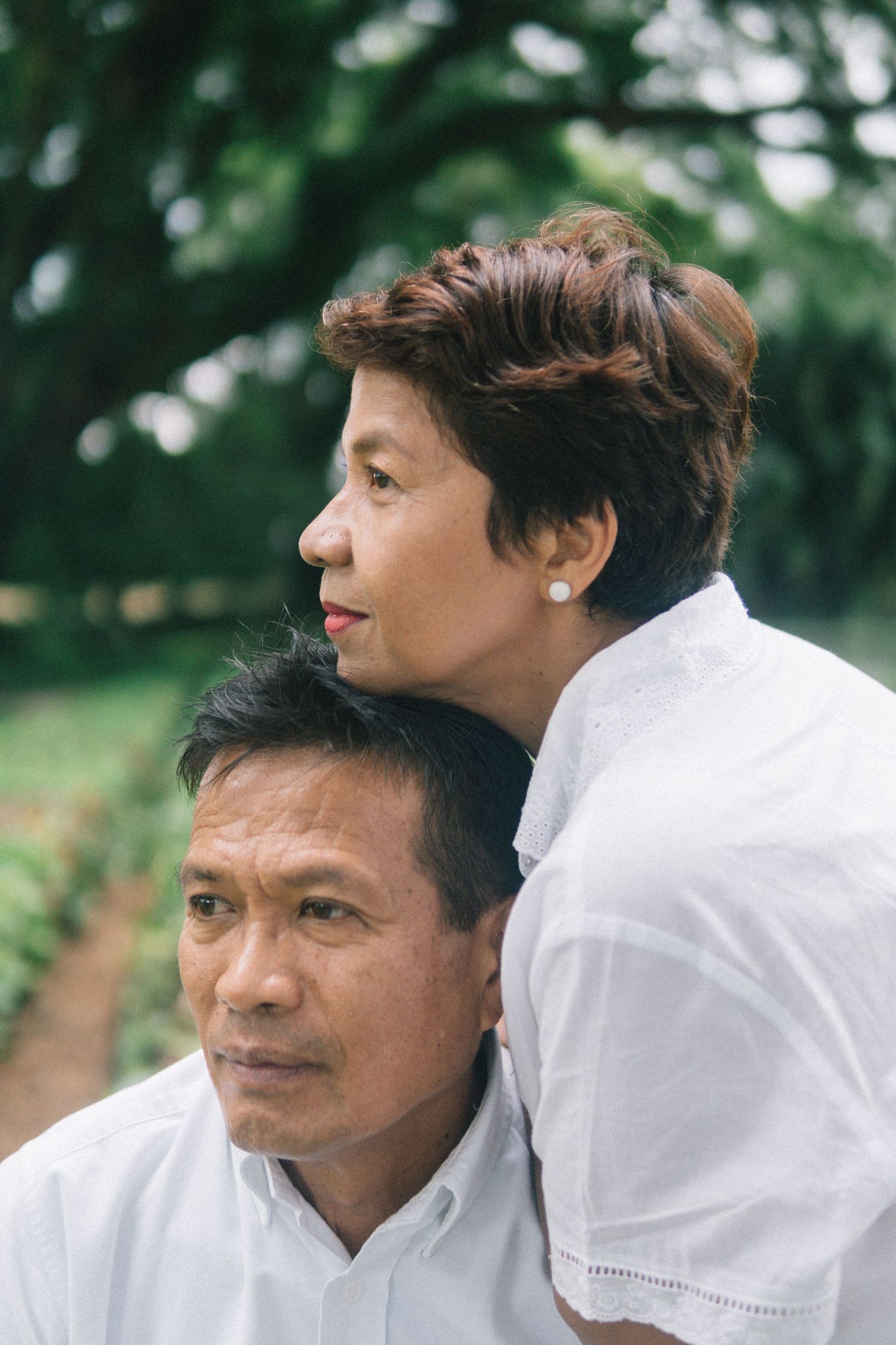Older couple photoshoot at Taman Makam Belanda Ambon