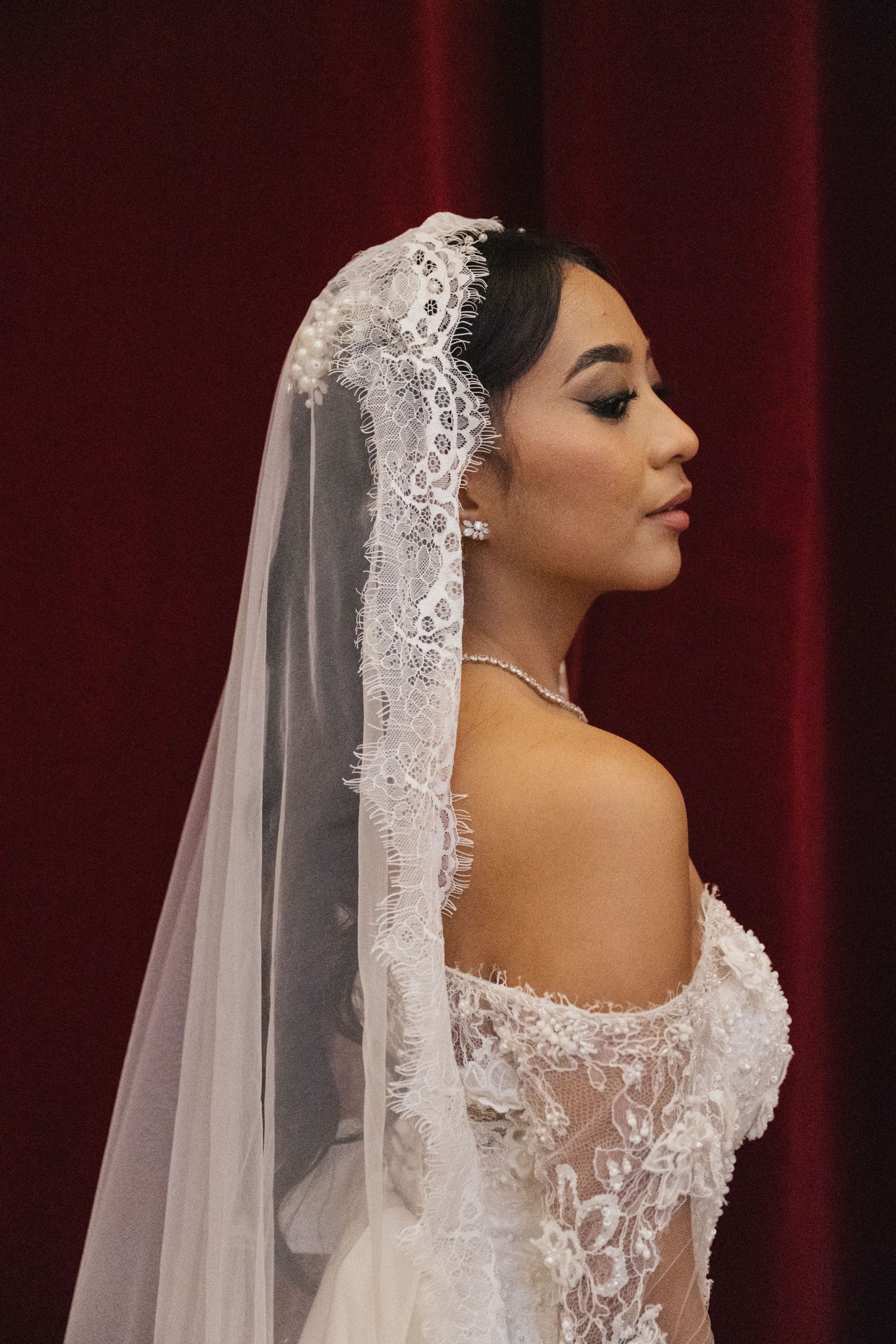 american church in paris wedding bridal portraits