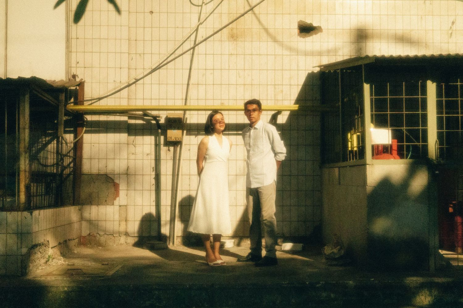 Wong Kar Wai inspired night couple photoshoot in Blok M Jakarta