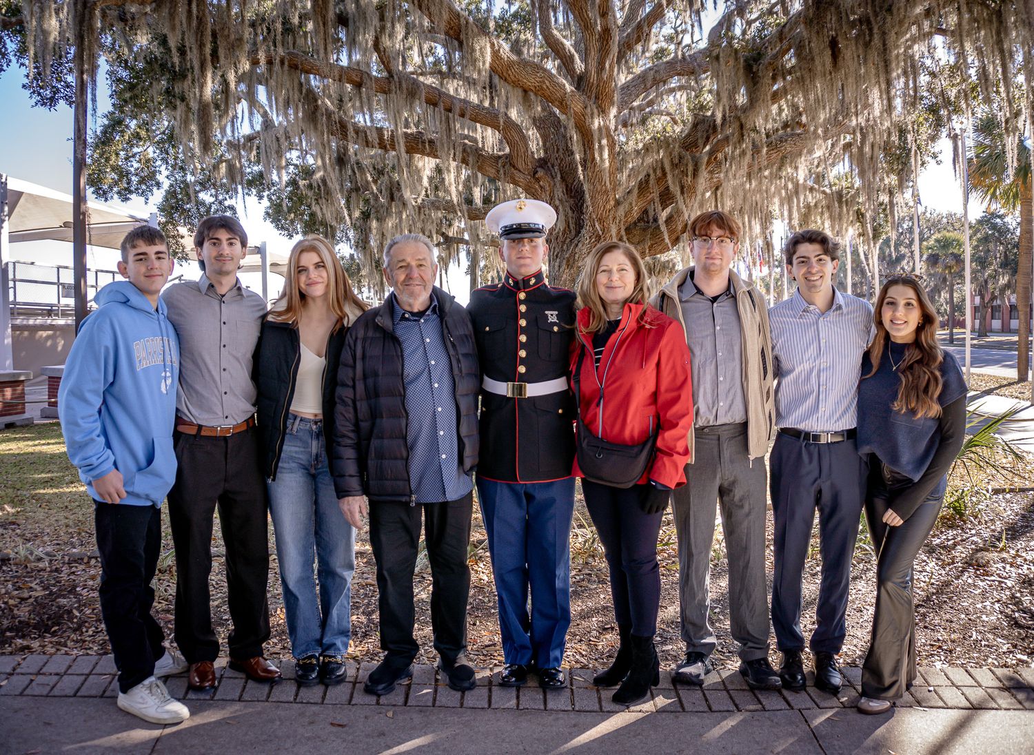 Maine corps Graduation Photos, family portraits