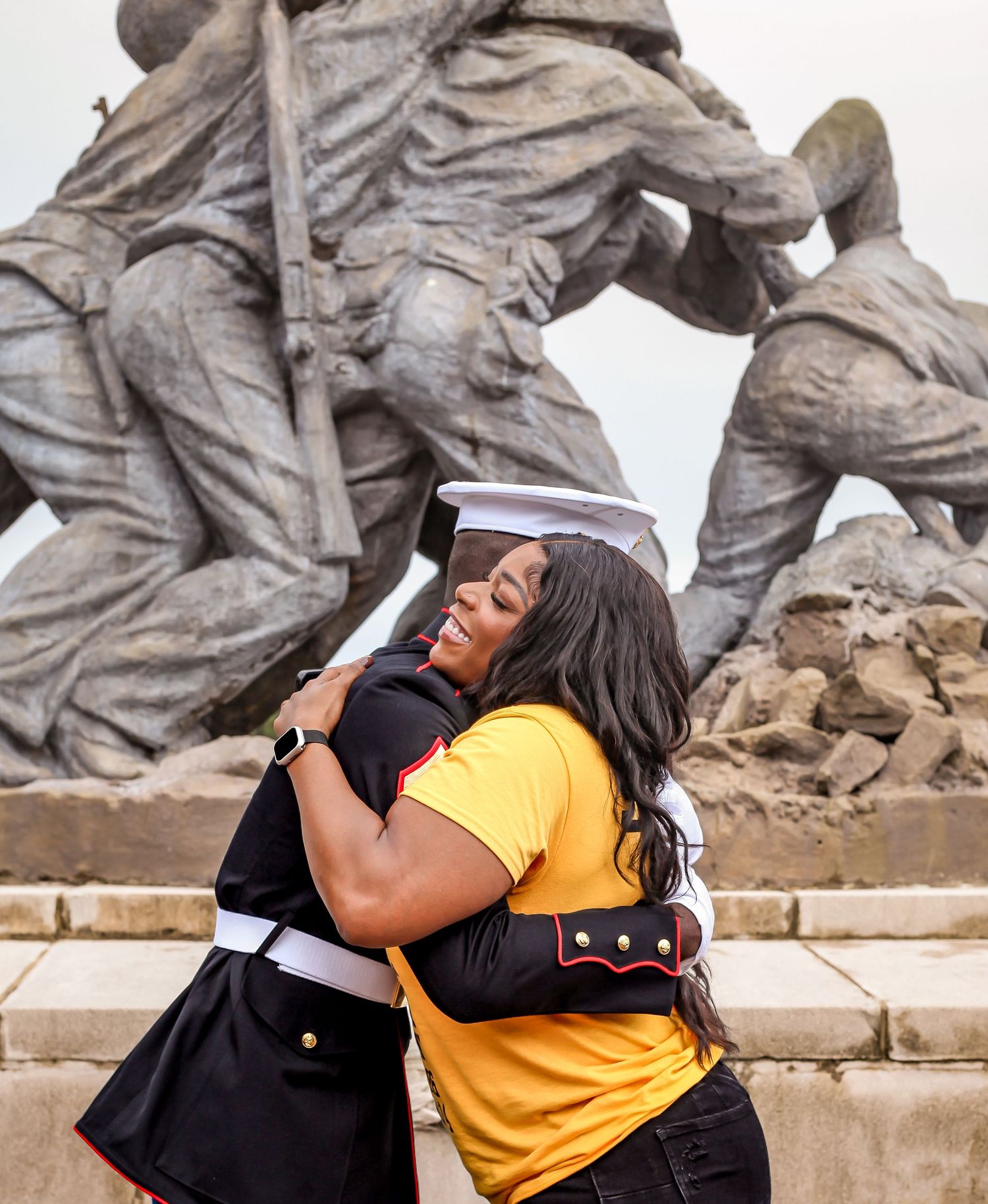 marine corps graduation portraits, family portraits
