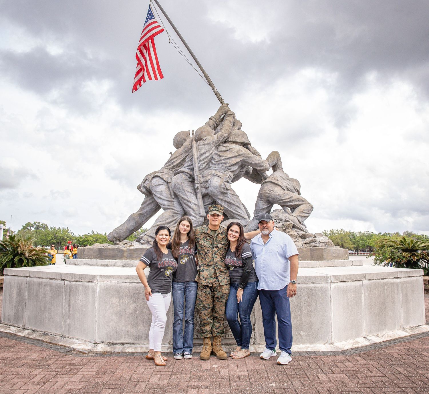Parris Island Marine Graduation family photos