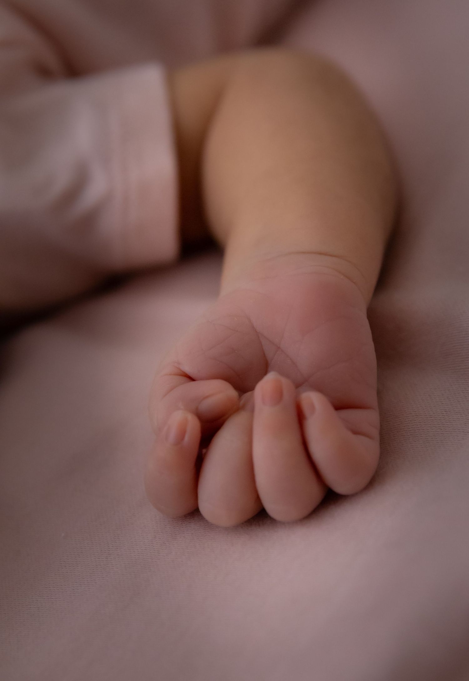 Tiny details of baby