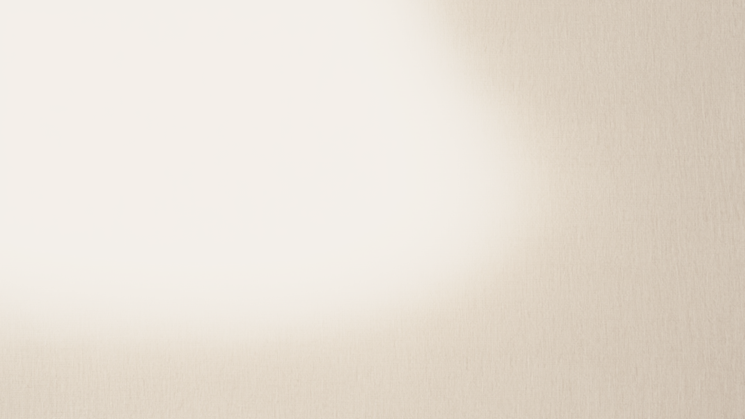 Soft neutral beige textured background with subtle gradient lighting for elegant design use.