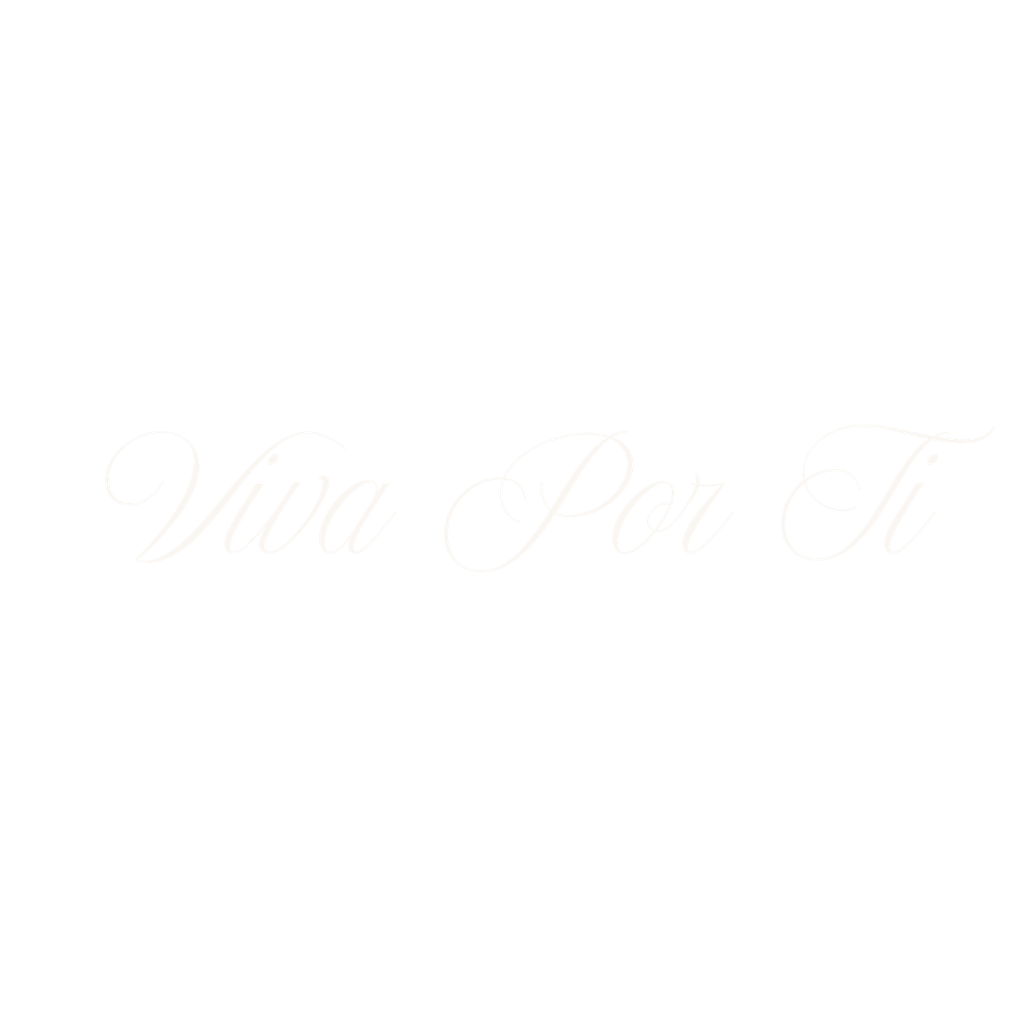 White cursive script logo text on a white background, elegant handwritten style typography design.