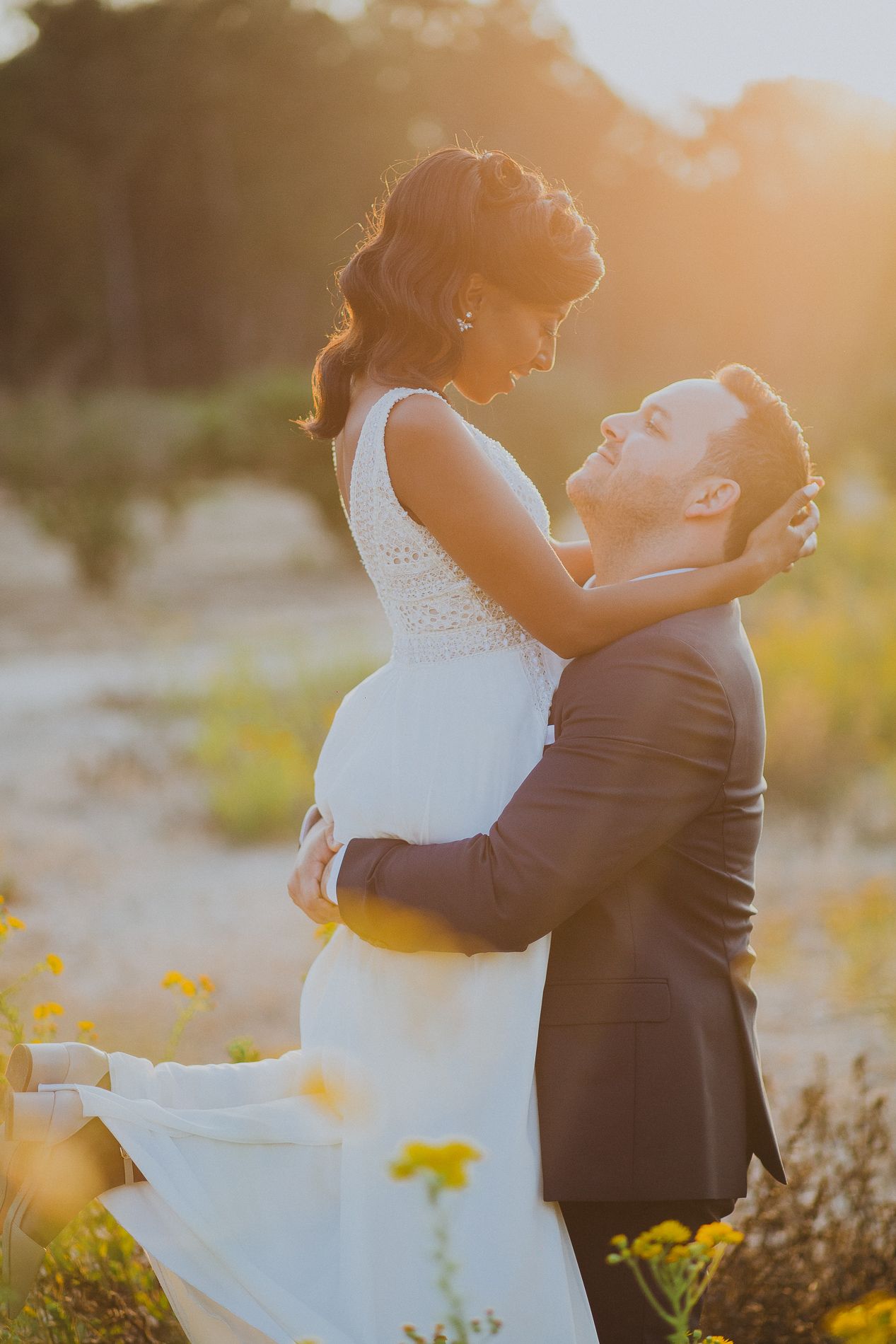 Hadas and Sagi's wedding moment - emotional, documentary-style photography