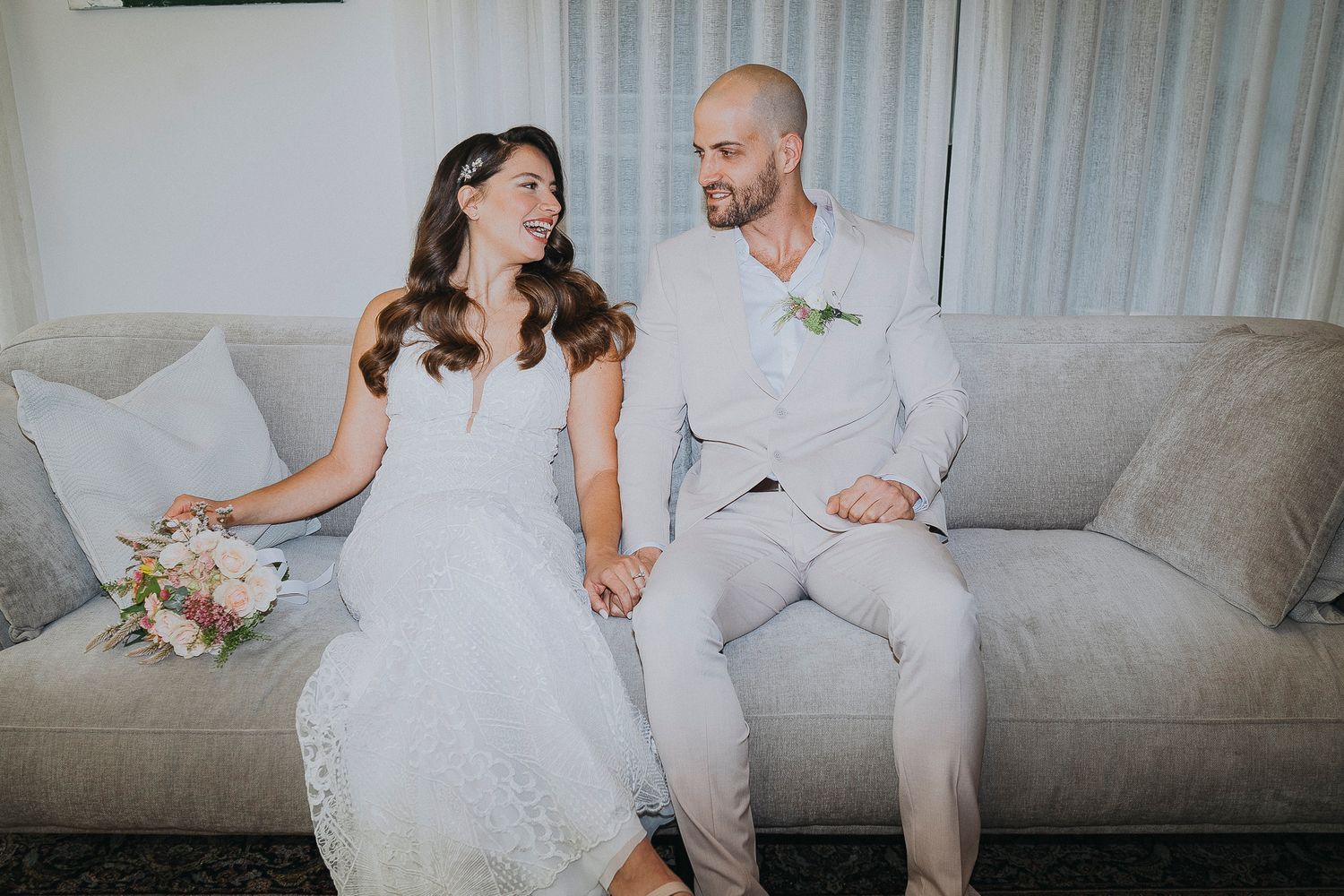 Wedding highlight - emotionally evocative couple celebration