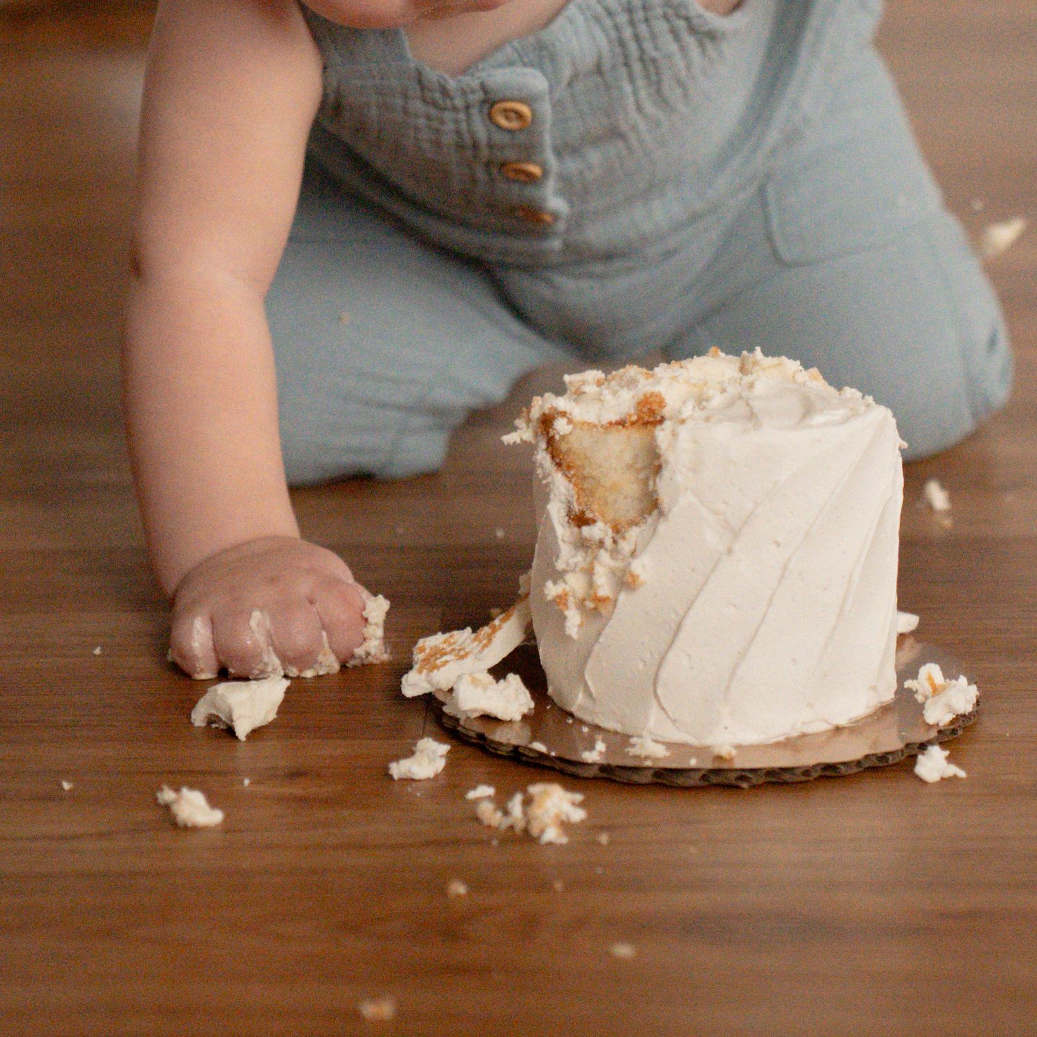 First birthday cake smash