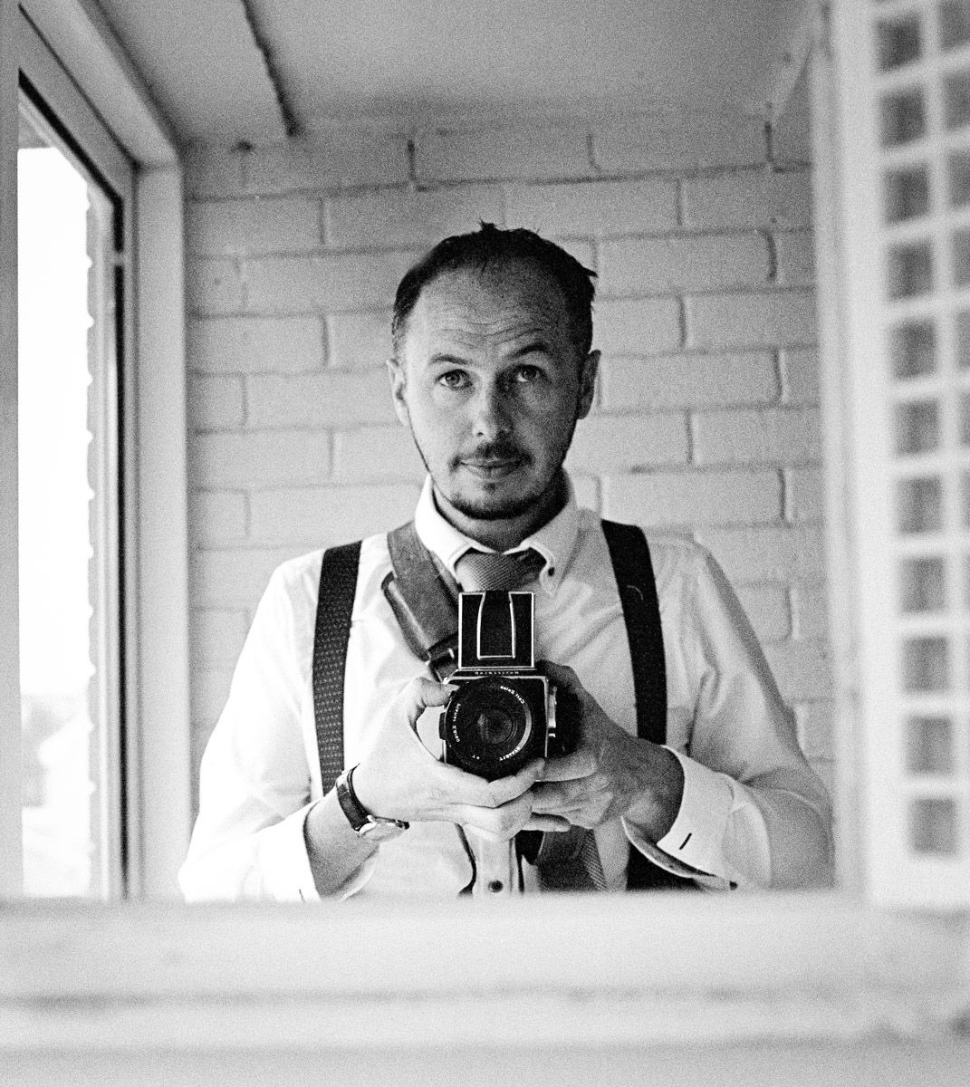 Portrait of photographer Paul Cowhig in Cork, Ireland