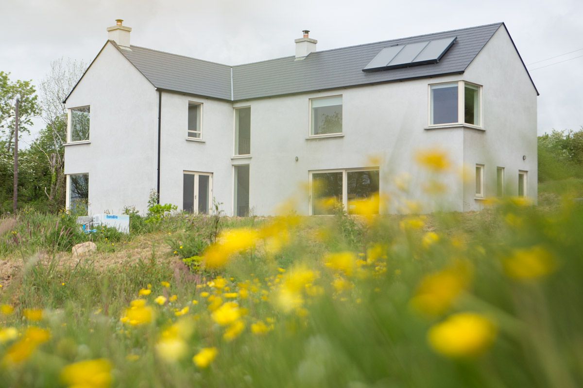 Exterior of modern  family home in Cork.
