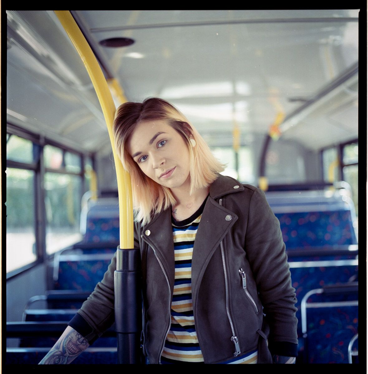 Young adult portrait in natural environment.