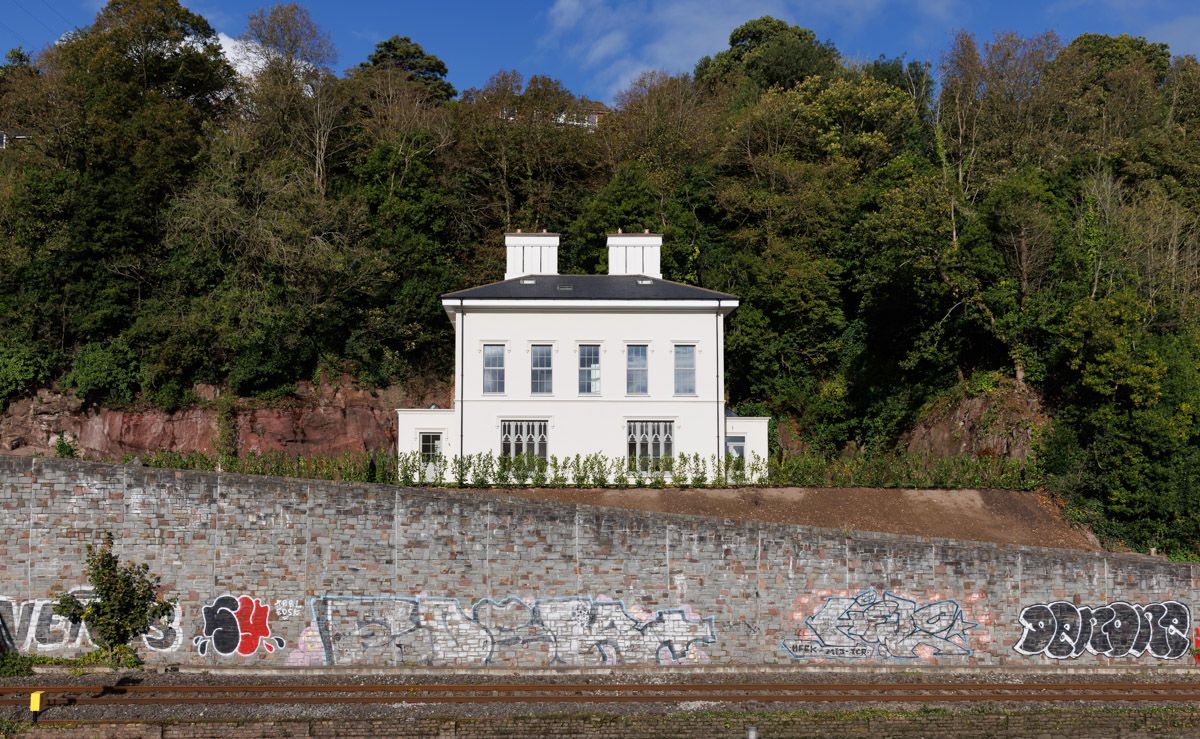 Exterior of historic building in Cork Ireland.
