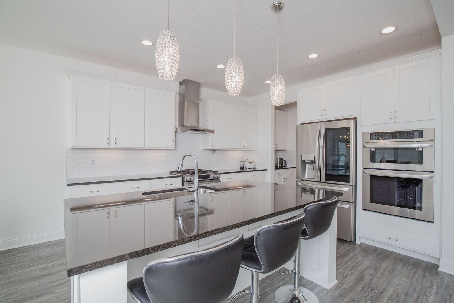 Bright kitchen photographed for real estate listing in Central Ohio