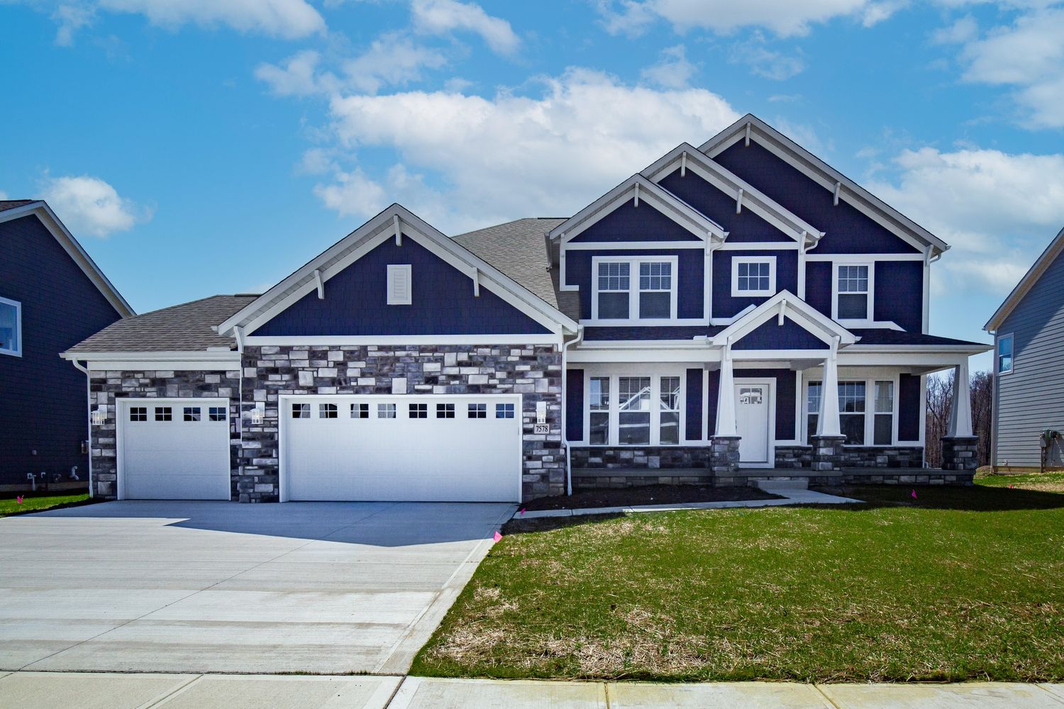 Exterior real estate photo of home in Columbus, Ohio