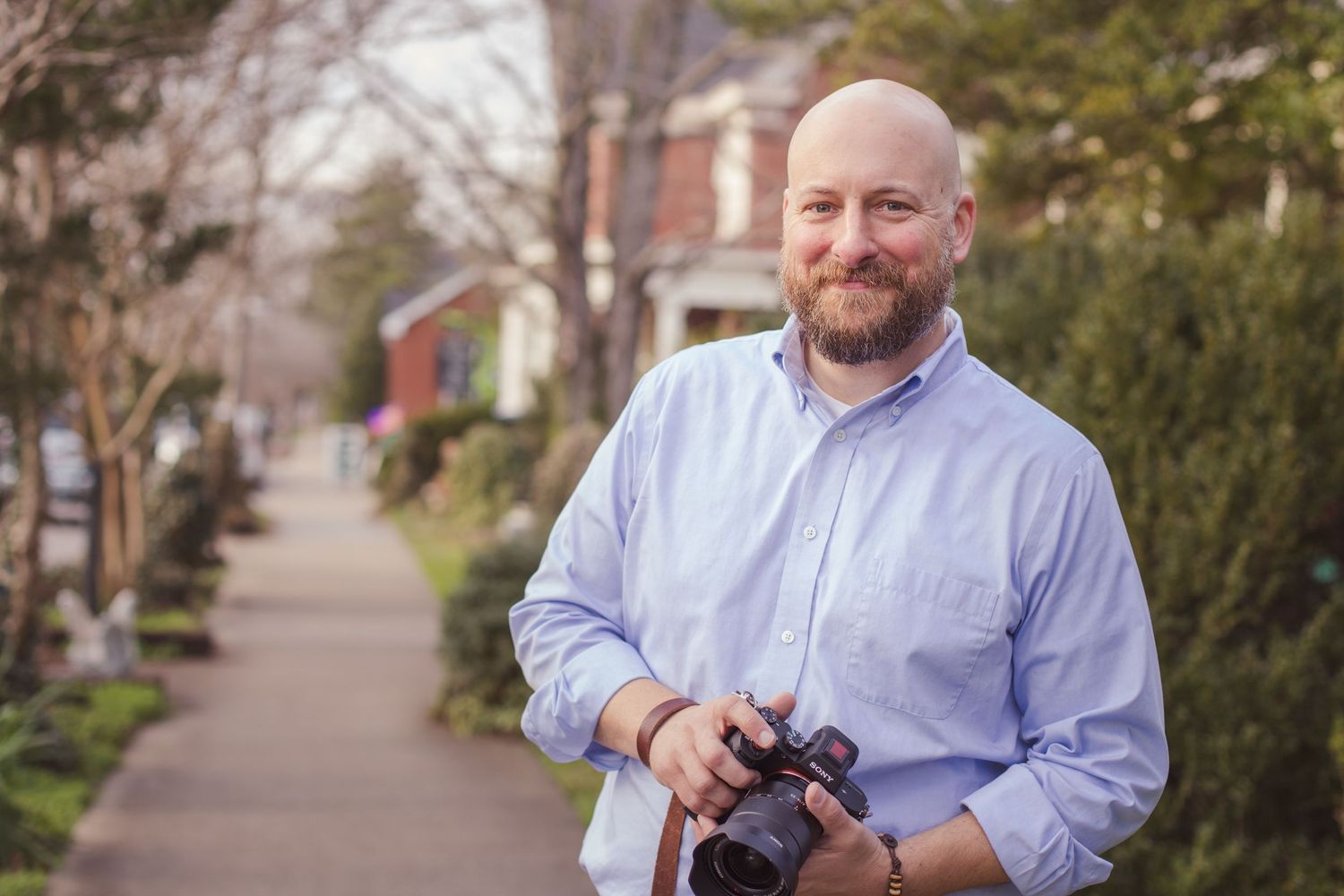 Family portrait photography in middle Tennessee with warm neutral tones.