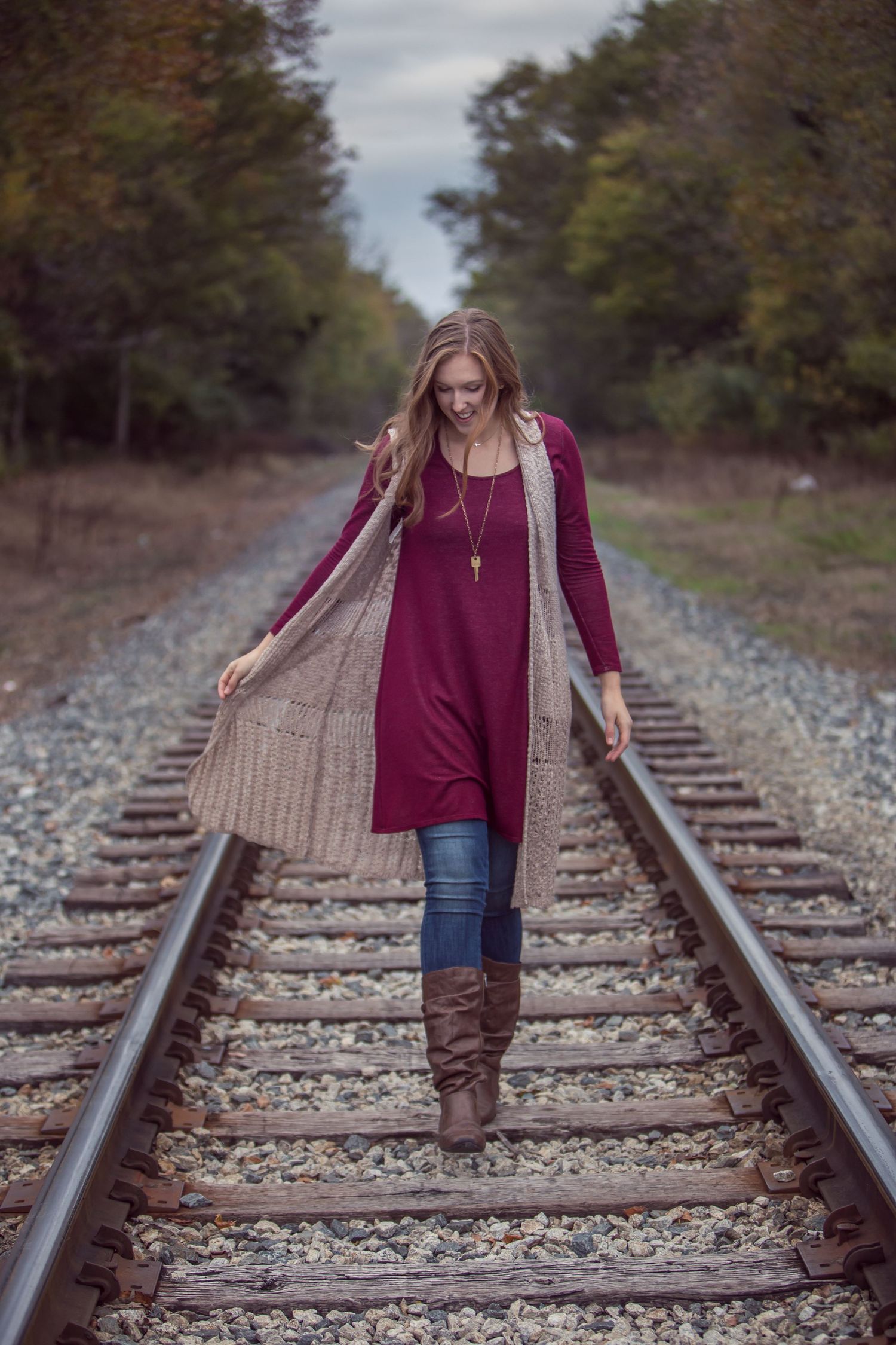 Family portrait photography in middle Tennessee with warm neutral tones.