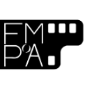 FMPA logo featuring bold letters on a film strip design in black and white.