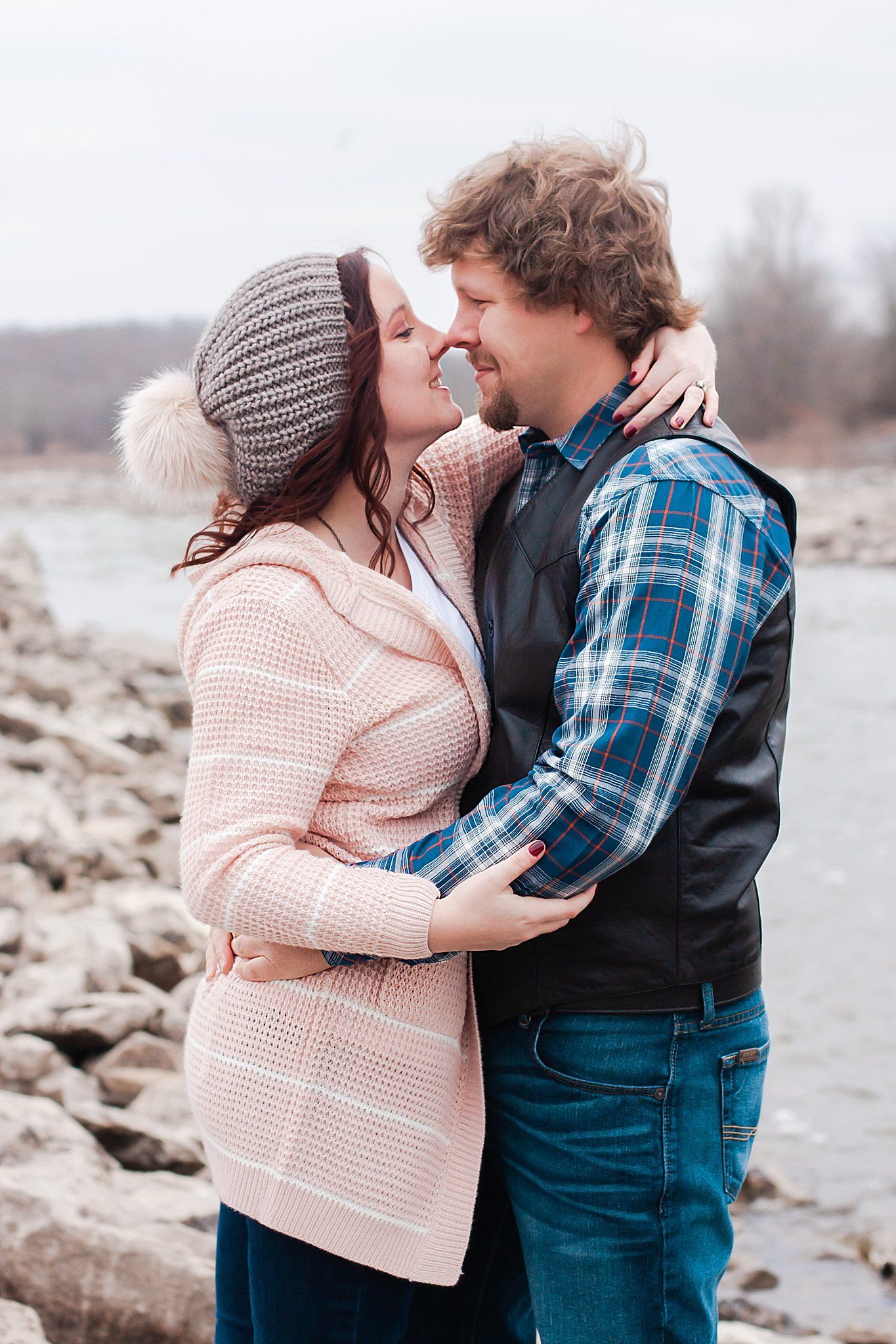 Engaged Couple at Rend Lake Spillway, Capture Me Kristy, Southern Illinois Photographer