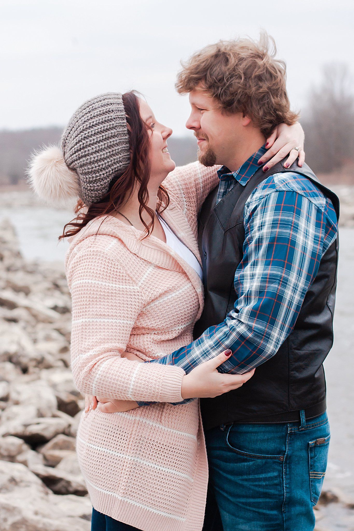 Engaged Couple at Rend Lake Spillway, Capture Me Kristy, Southern Illinois Photographer