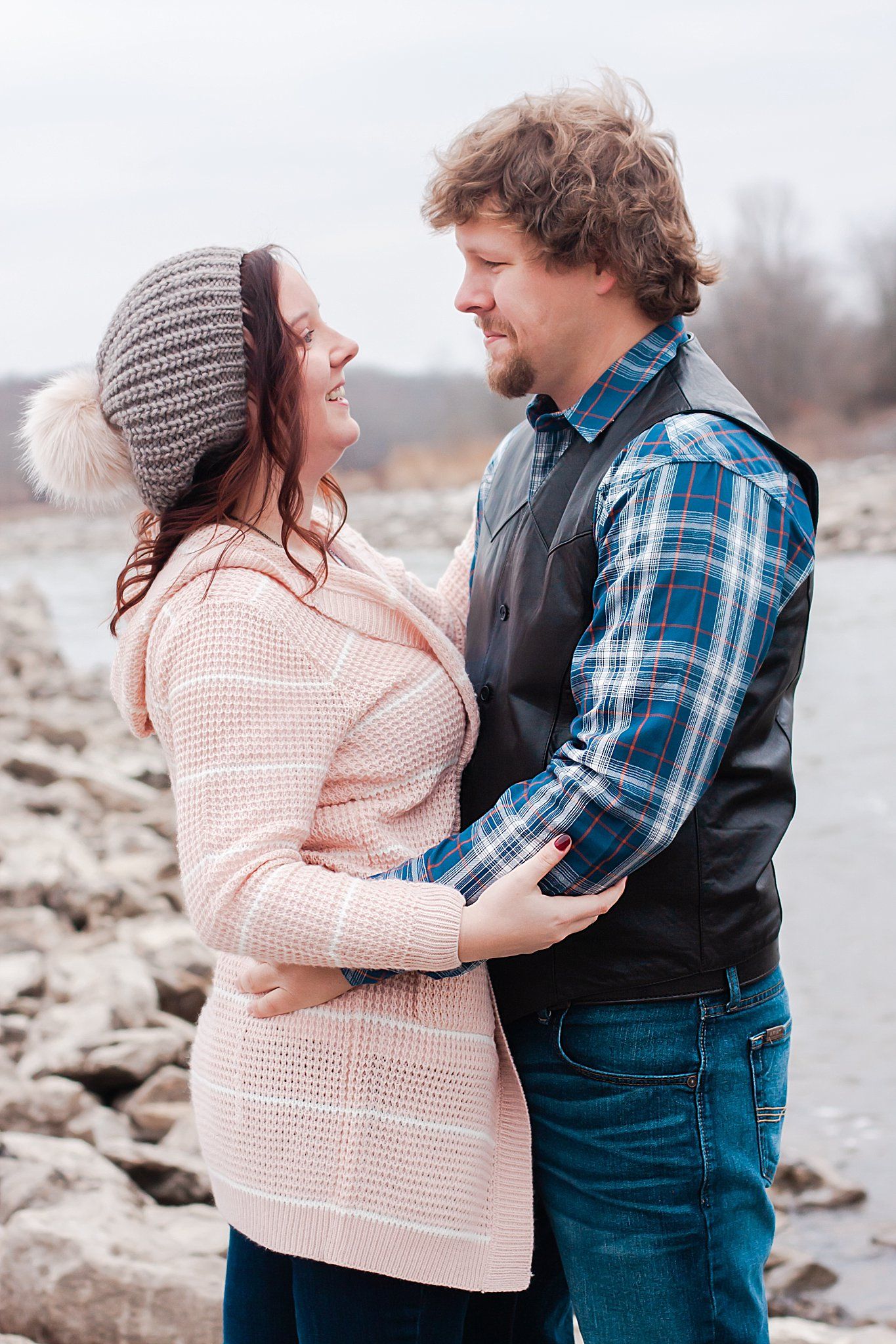 Engaged Couple at Rend Lake Spillway, Capture Me Kristy, Southern Illinois Photographer