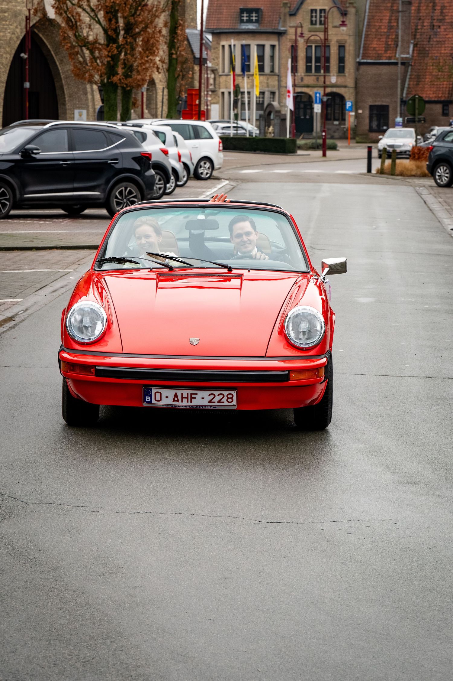 Oldtimer foto's met koppel in Ardooie