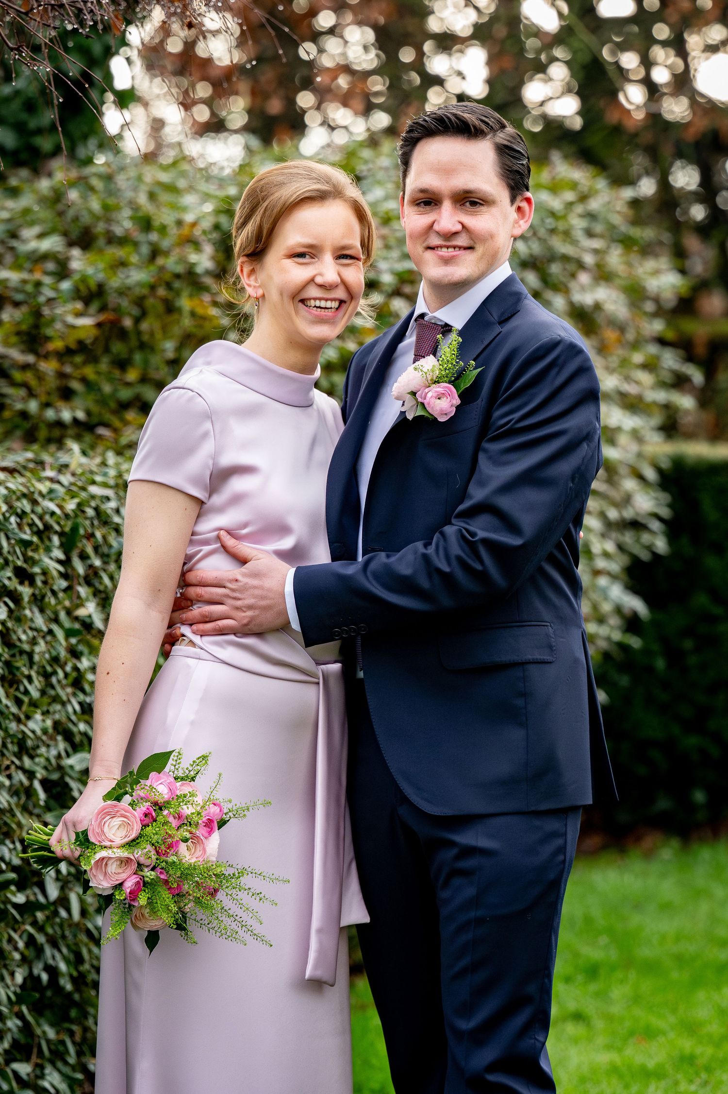 Spontane huwelijksfoto's in Ardooie