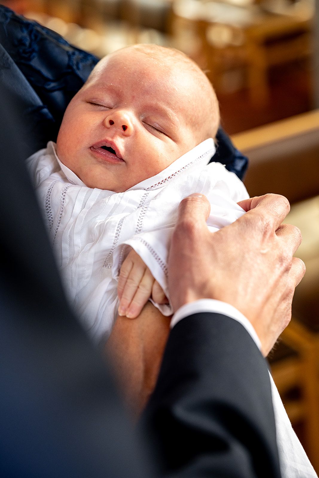 Baby in de kerk van Gits, Doopsel fotografie