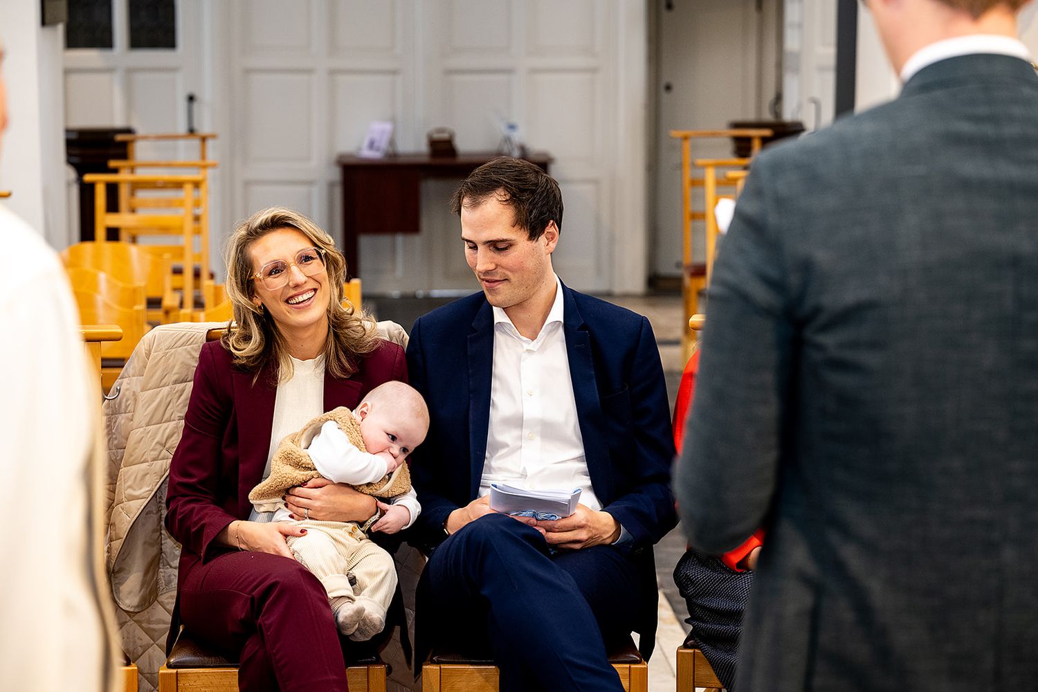 Doopsel in de kerk van Zuienkerke