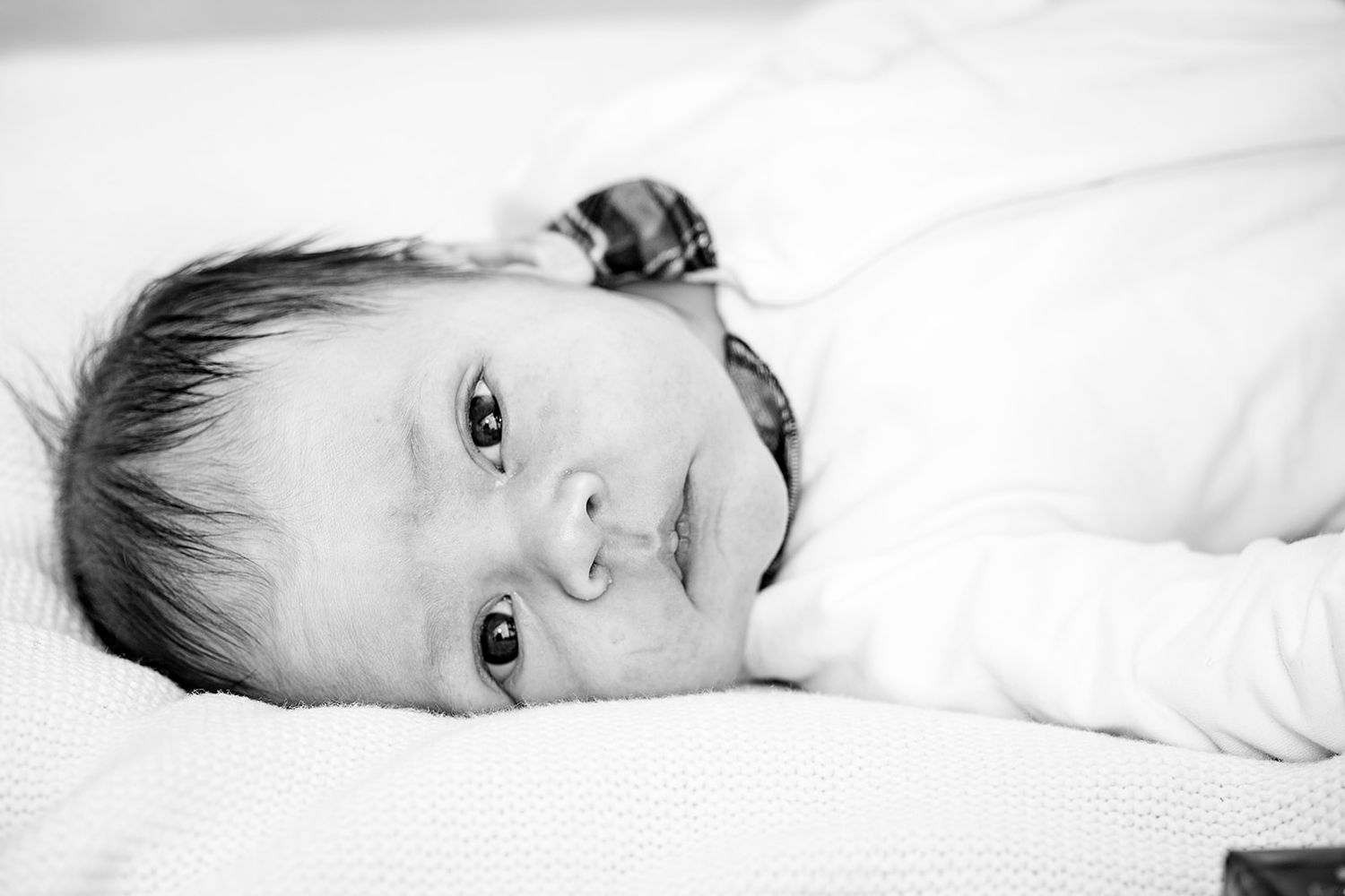 Newborn shoot in Koolskamp met kerstkledij