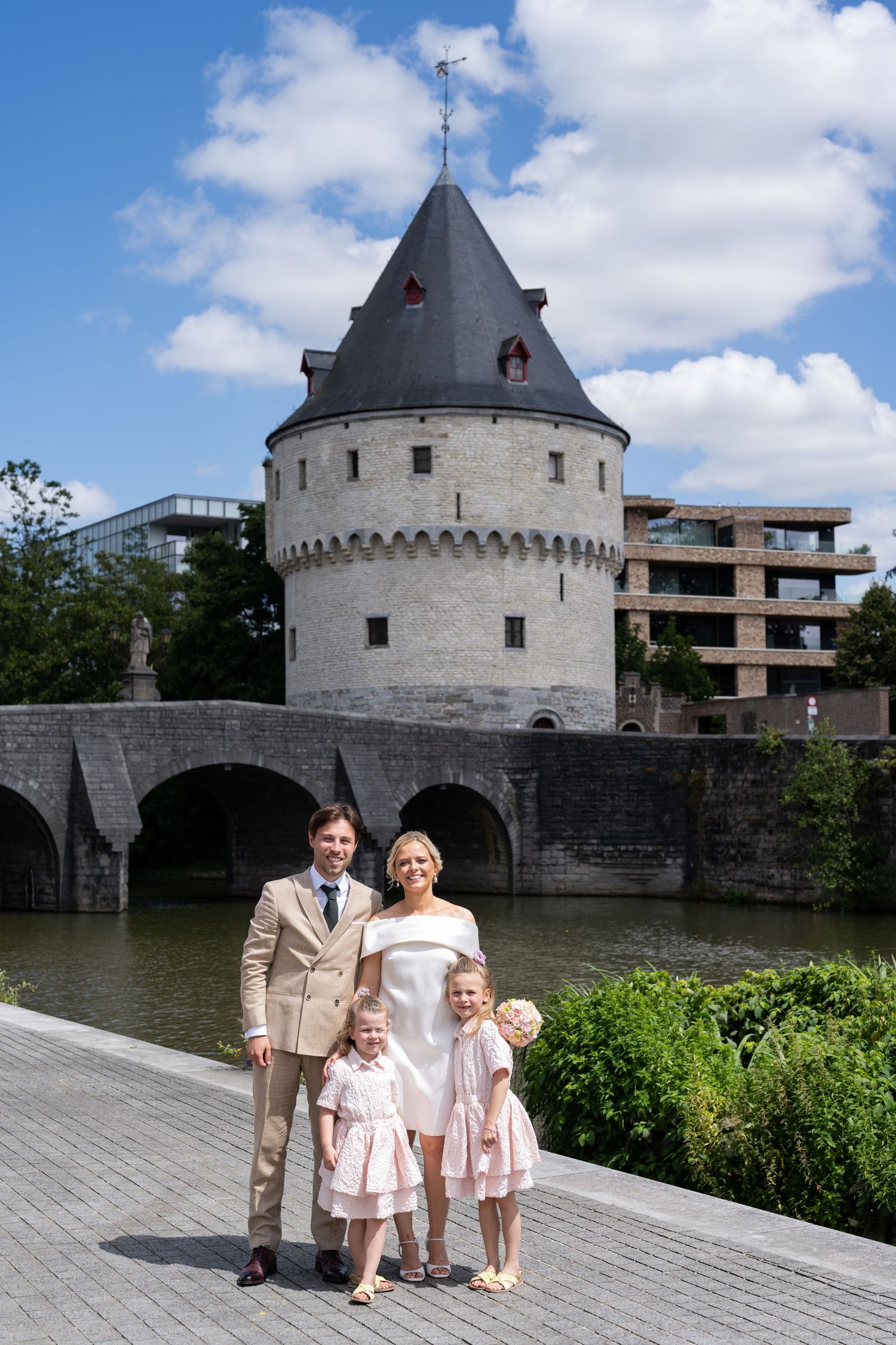 Huwelijk aan de Broeltorens in Kortrijk