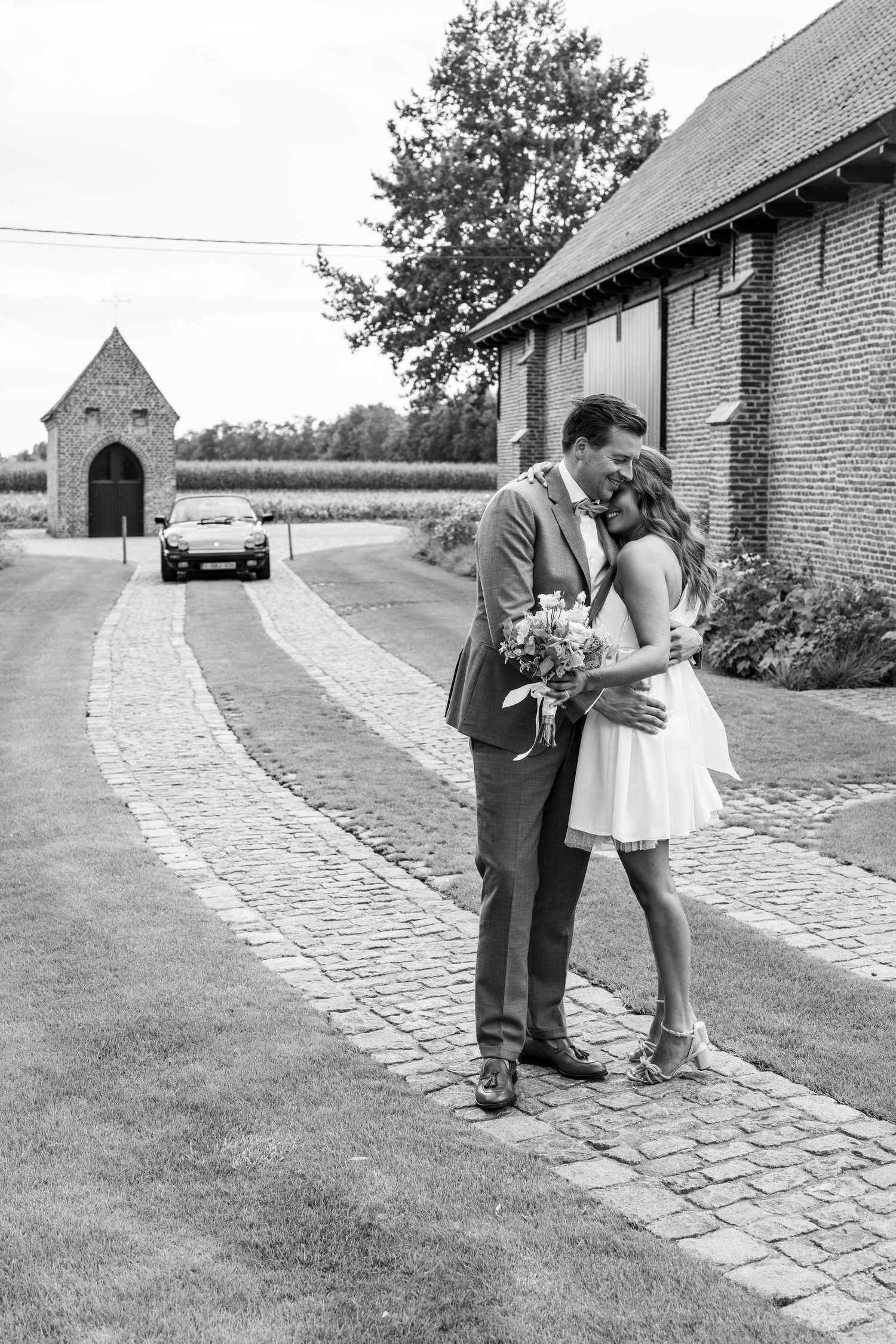 Koppelfoto's met olditmer in 't Groot Schardauw - Sint-Eloois-Winkel