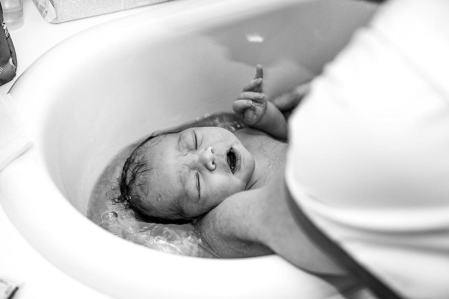 Newborn shoot in het ziekenhuis van Tielt