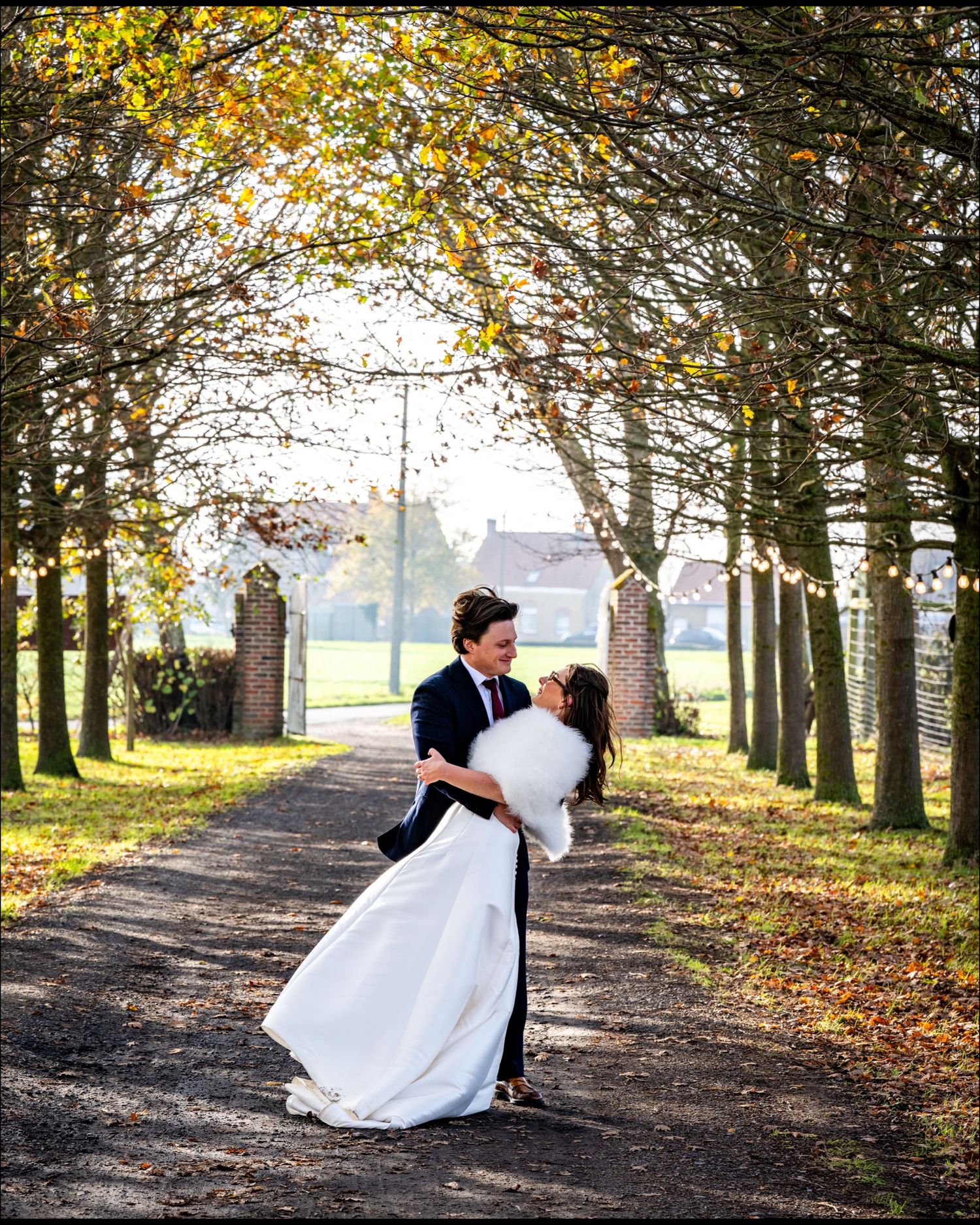 Intieme fotografie huwelijksshoot in Domein Eikennest te Diksmuide