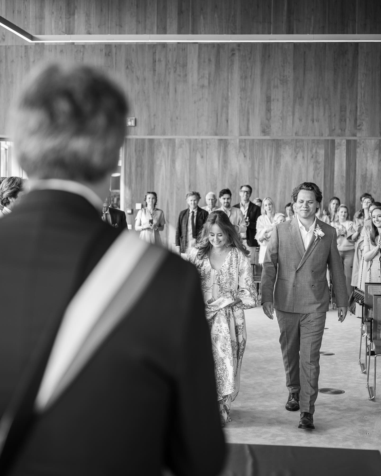 Wettelijke trouw in het stadhuis van Deinze, fotografie