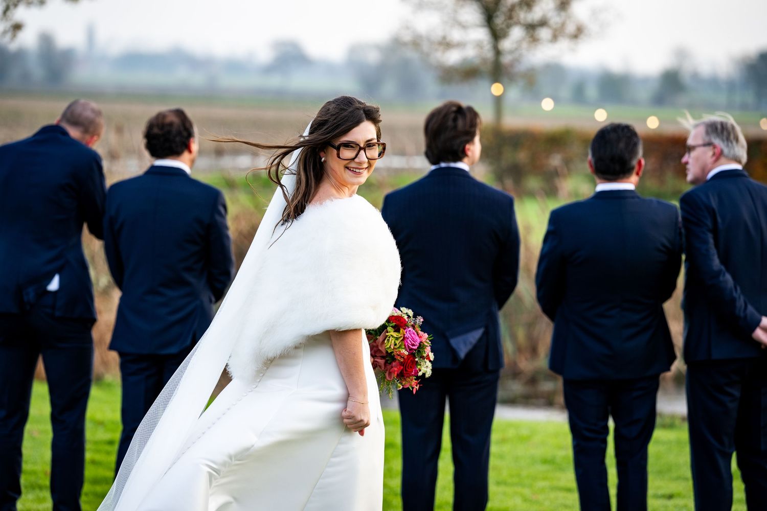 Footgrafie in het Domein Eikennest , first look van de bruid
