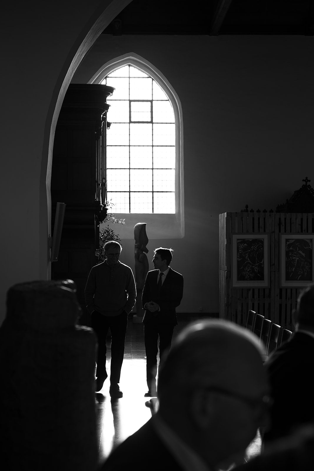 kerk fotografie - zwart-wit foto's