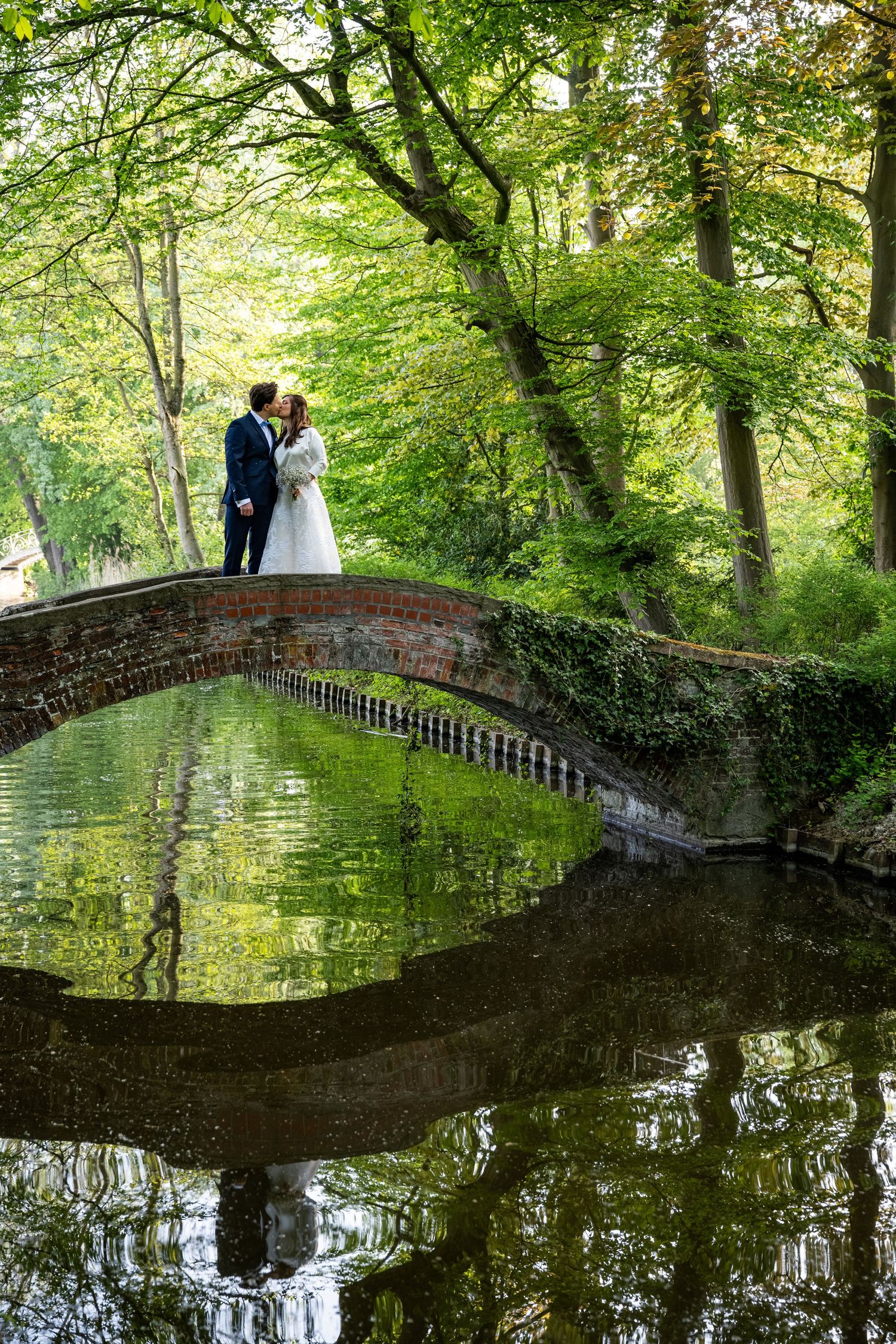 Koppelfoto's in park Baron Casier te Waregem