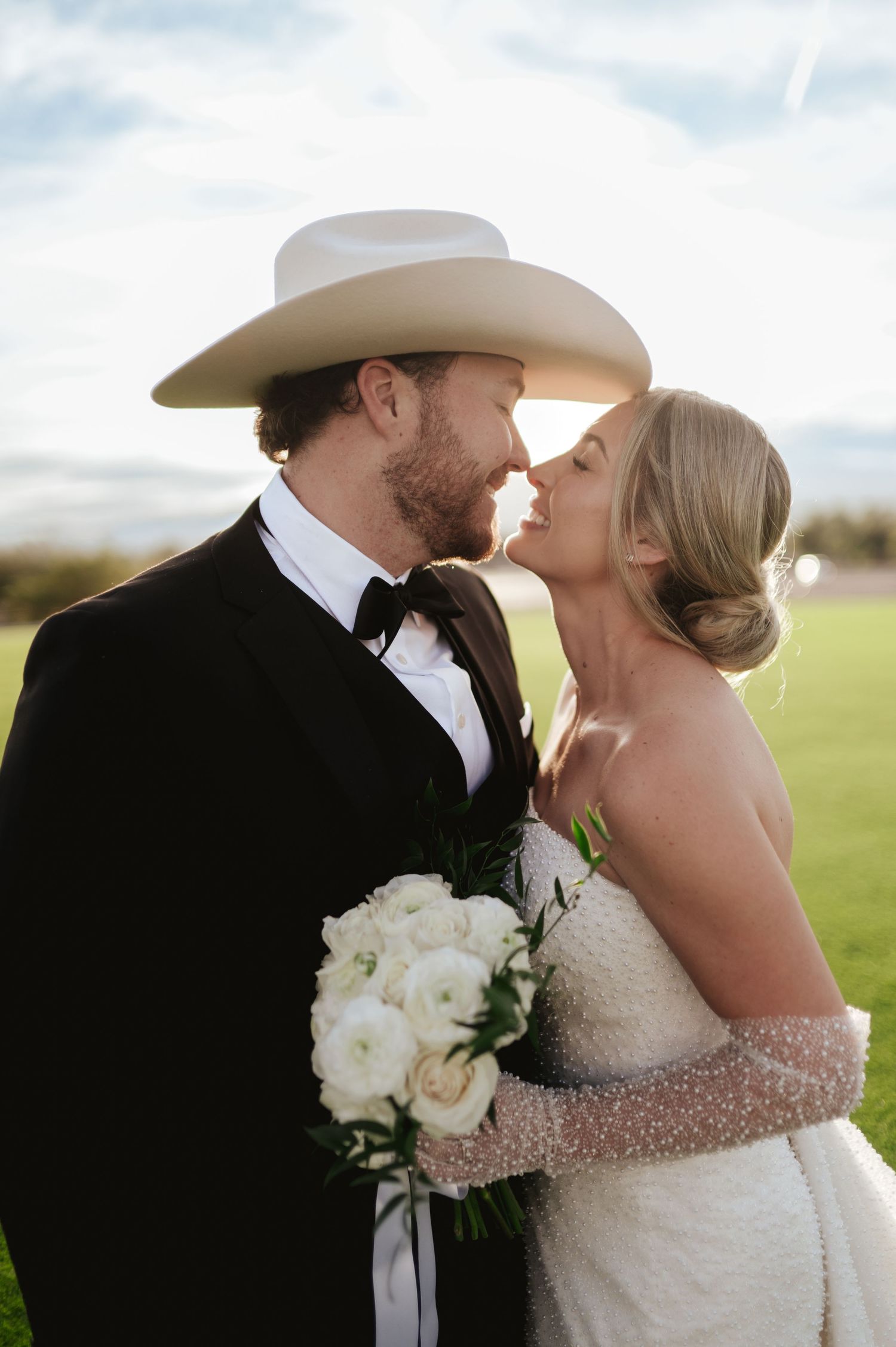 bride and groom wedding photos