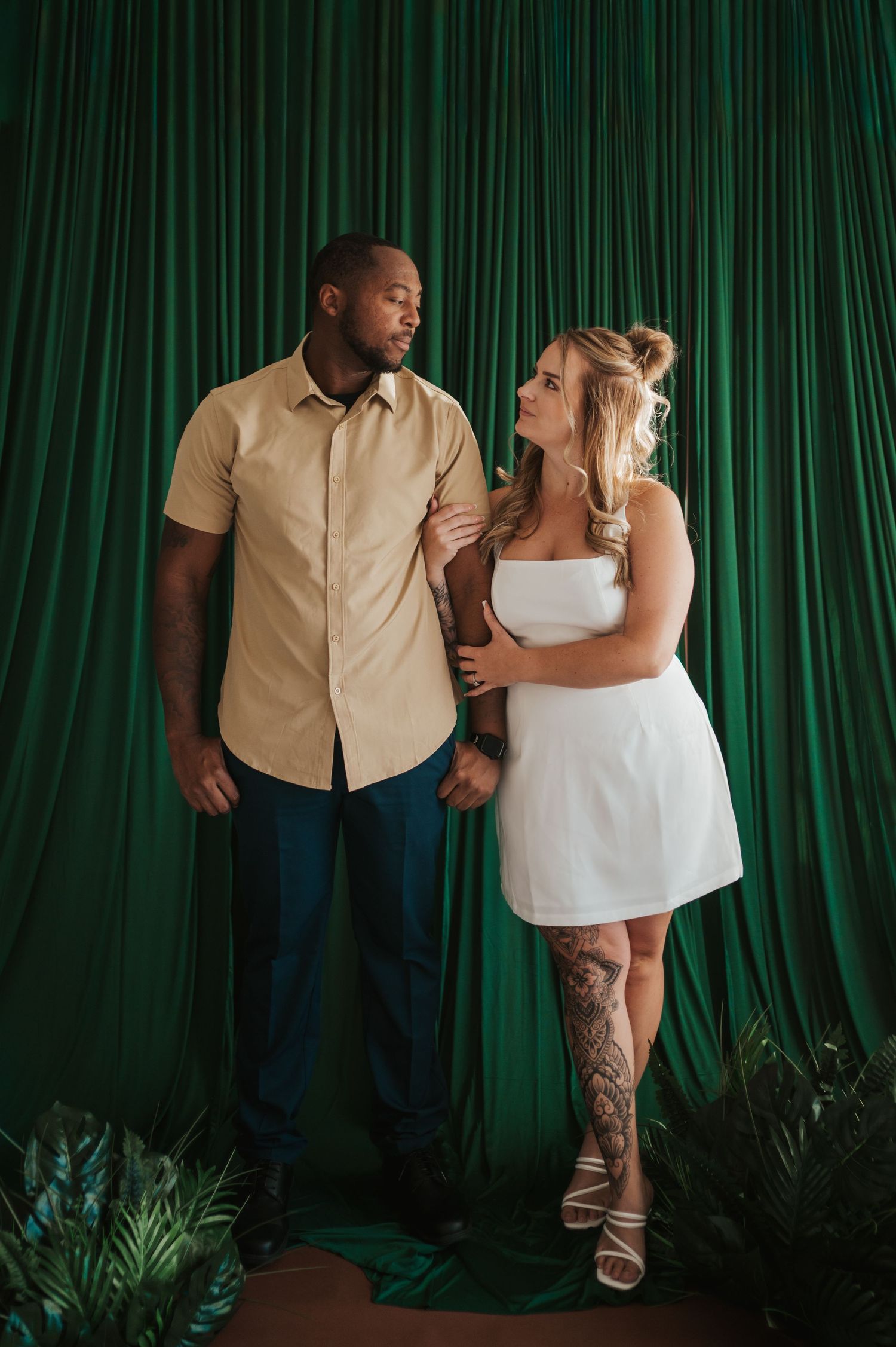 engagement studio photoshoot