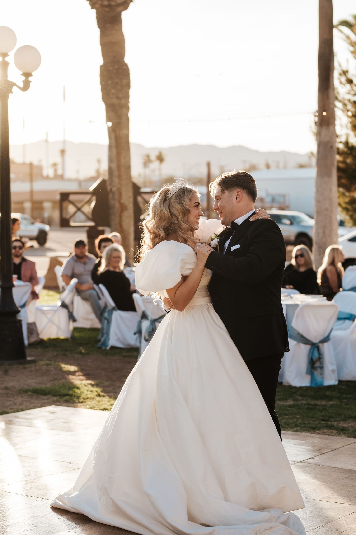 first dance photos of bride and groom
